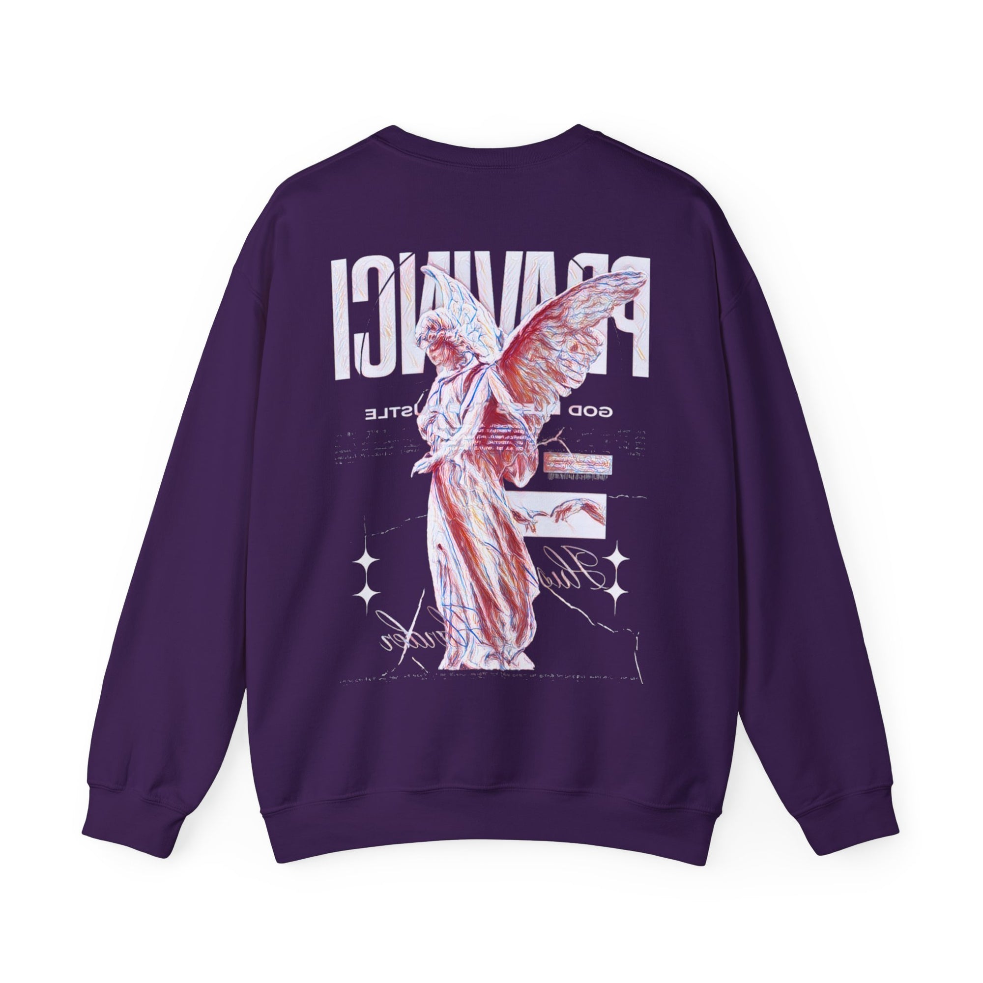 Pravinci Benedictus Labor Iridescente – Purple Sweatshirt