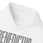 Pravinci Benedictus Labor Monocromia – White Hooded Sweatshirt