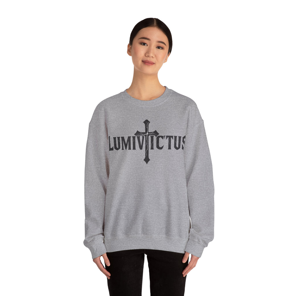 Pravinci Lumivictus Monochromia Black - Crewneck Sweatshirt