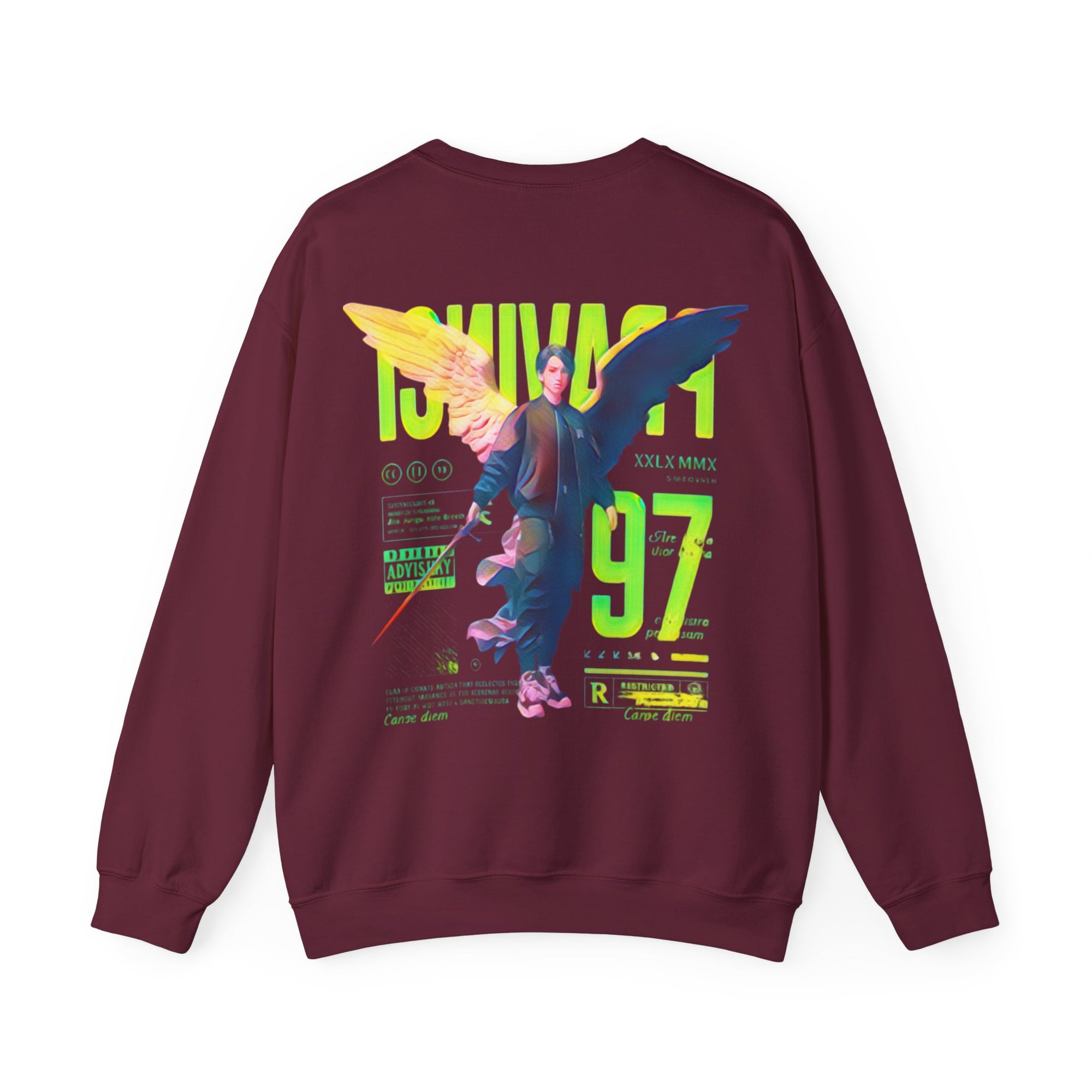 Pravinci Imperium Iridescente - Maroon Sweatshirt