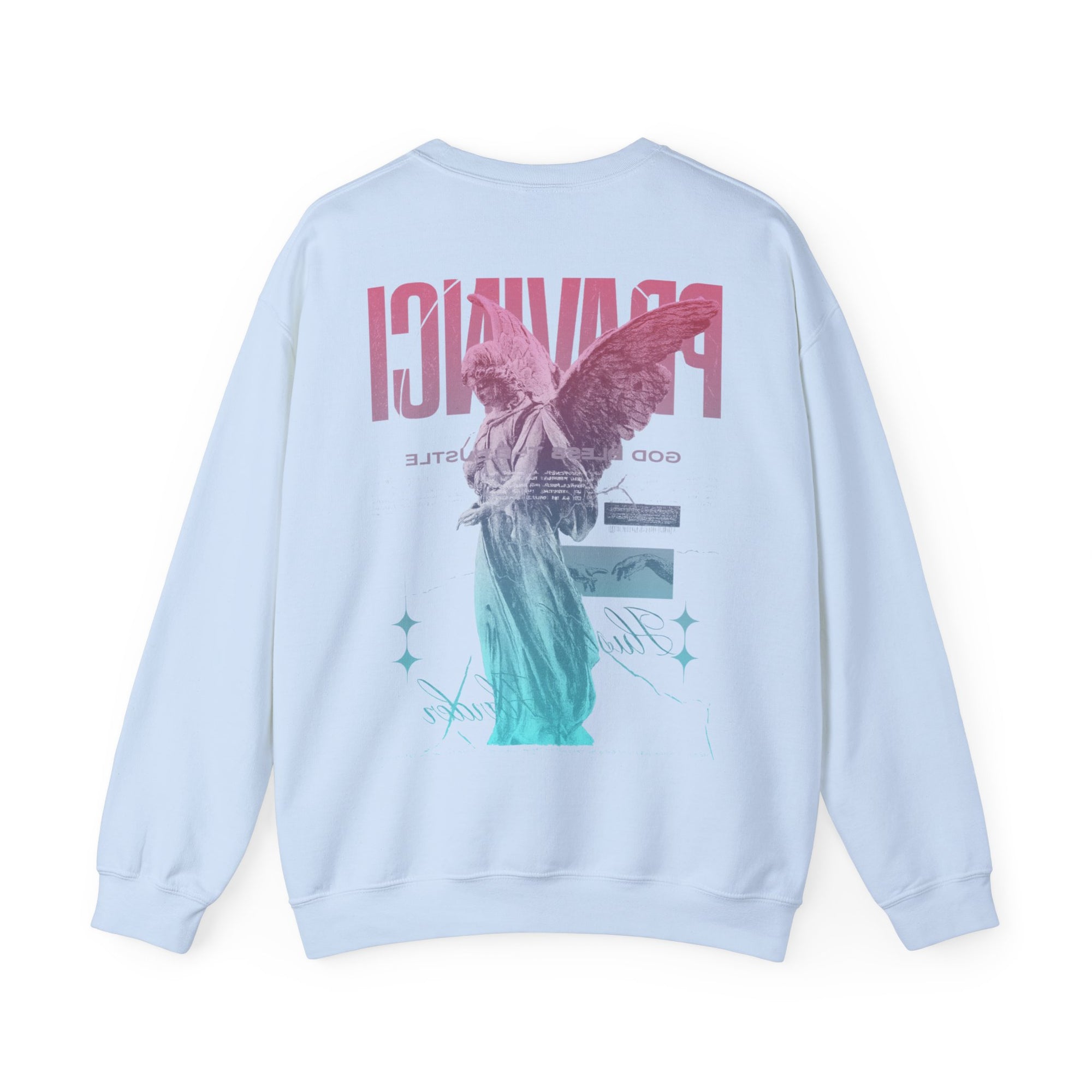 Pravinci Benedictus Labor Iridescente – Light Blue Sweatshirt