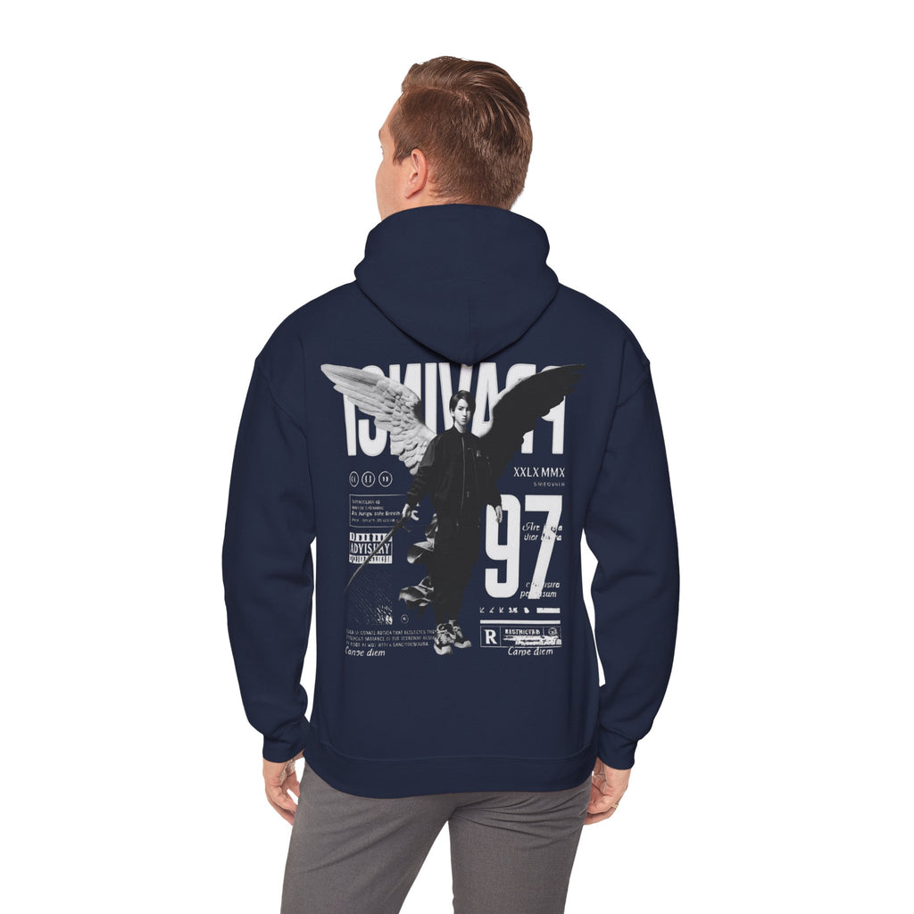 Pravinci Imperium Monocromia - Navy Hooded Sweatshirt