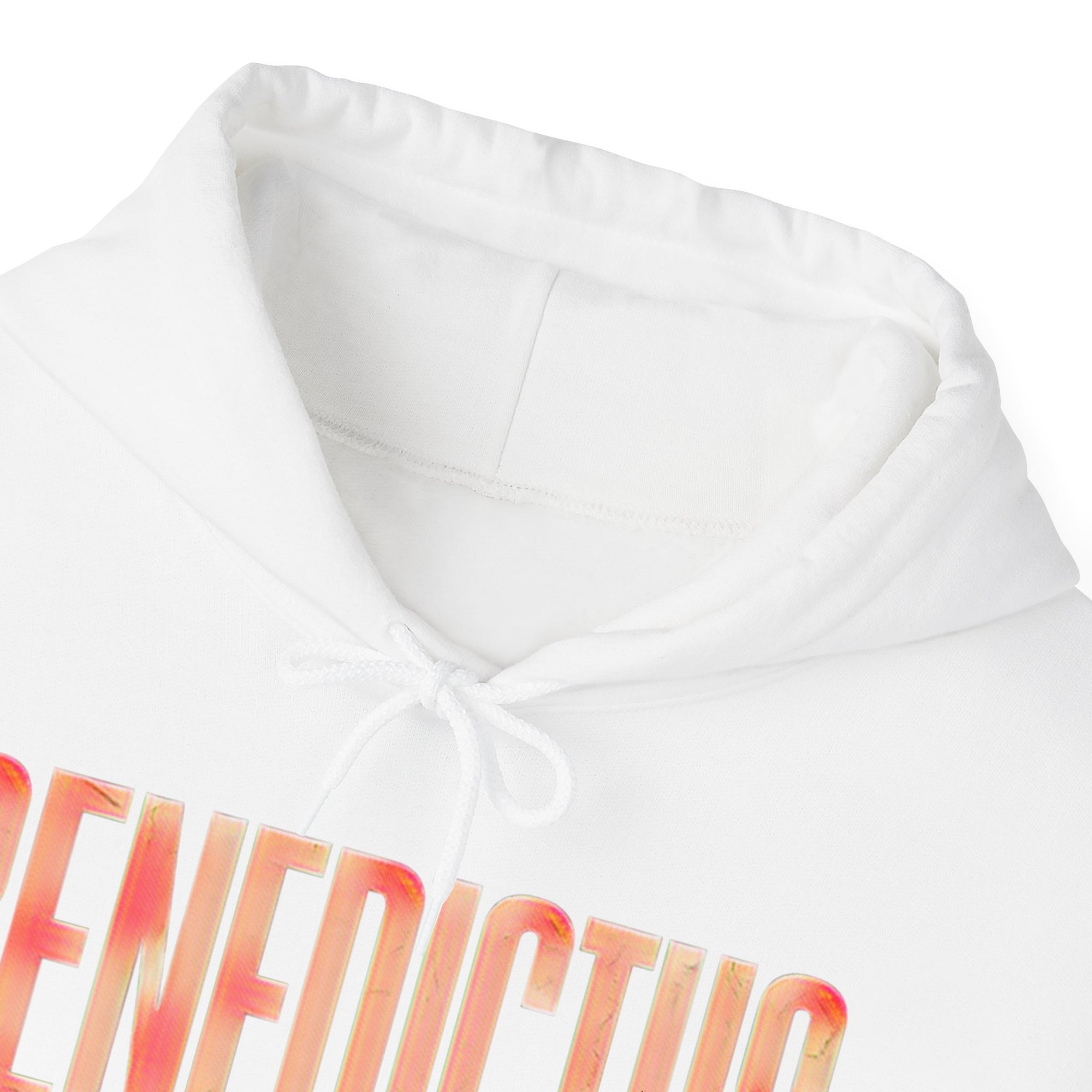 Pravinci Benedictus Labor Iridescente – White Hooded Sweatshirt