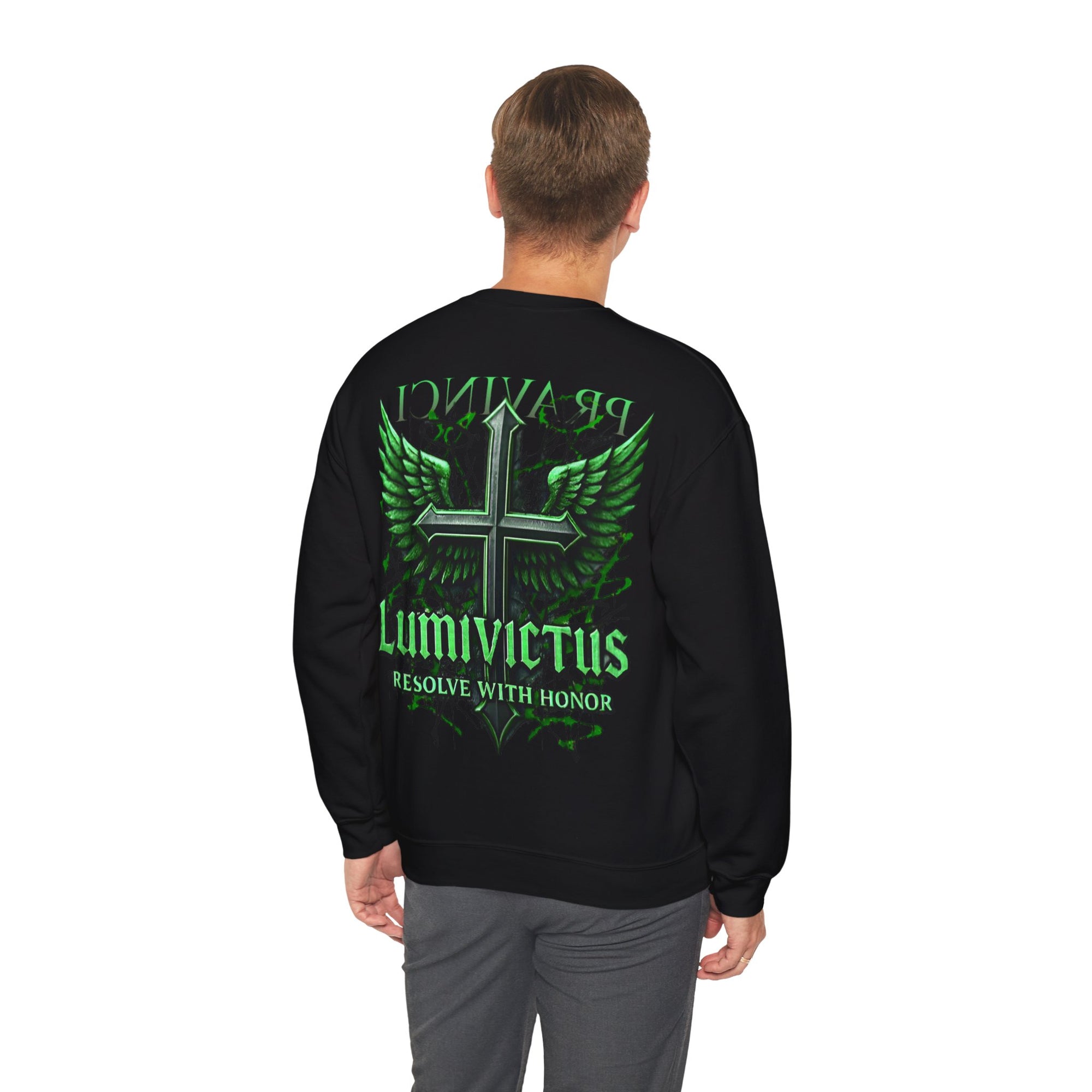 Pravinci Lumivictus Iridescente Green - Crewneck Sweatshirt
