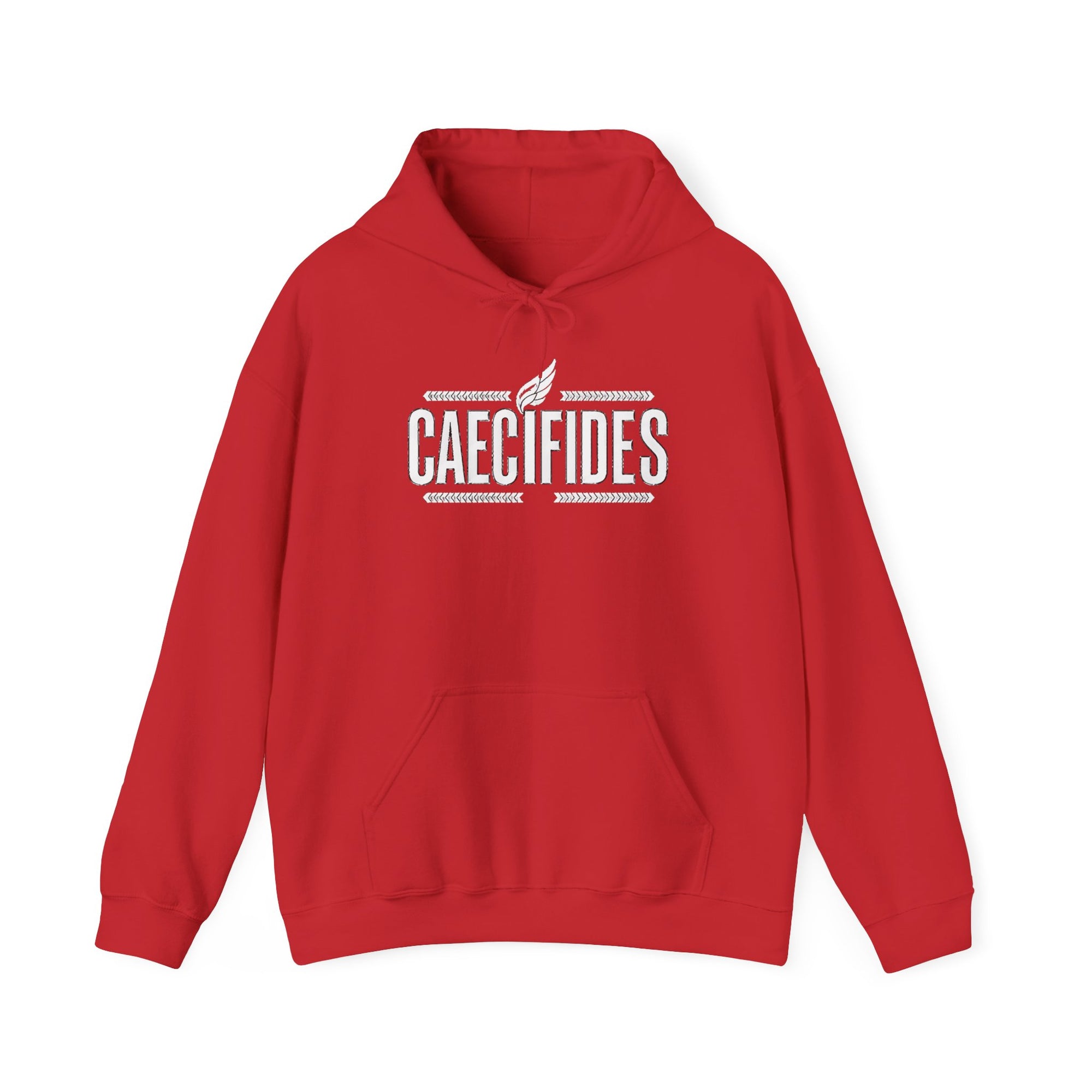 Pravinci Caecifides Monocromia – Red Hooded Sweatshirt
