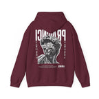 Pravinci Caecifides Monocromia – Maroon Hooded Sweatshirt