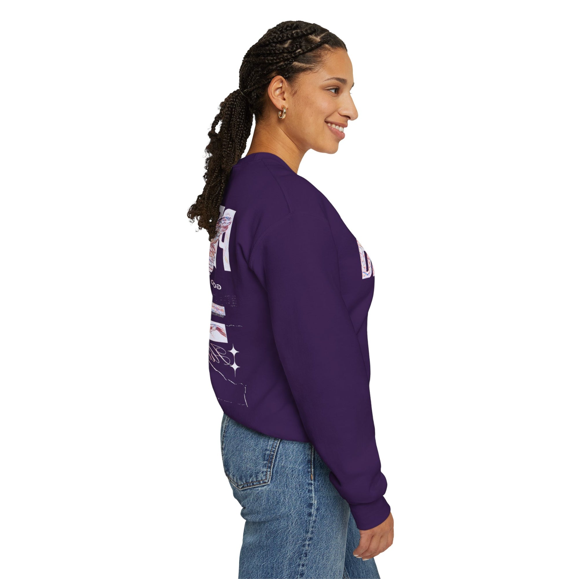 Pravinci Benedictus Labor Iridescente – Purple Sweatshirt