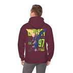 Pravinci Imperium Iridescente - Maroon Hooded Sweatshirt