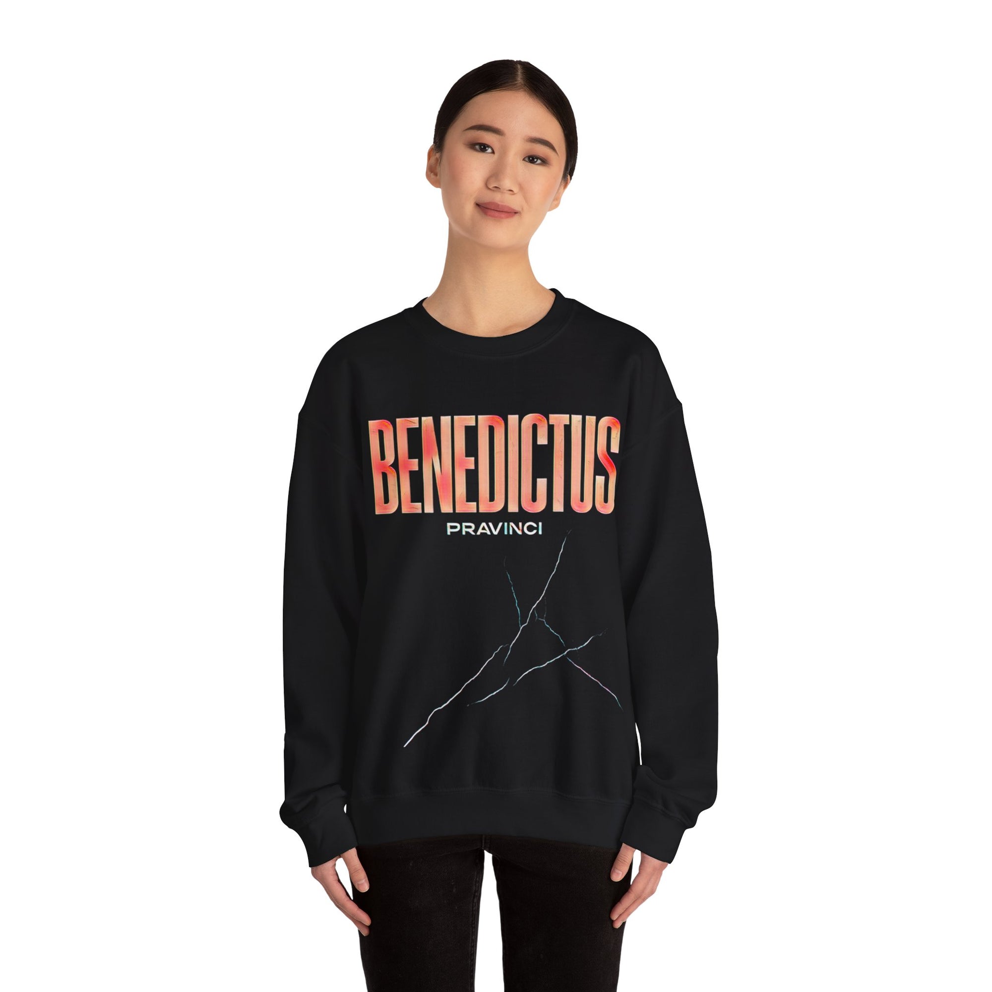 Pravinci Benedictus Labor Iridescente – Black Sweatshirt