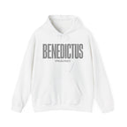 Pravinci Benedictus Labor Monocromia – White Hooded Sweatshirt