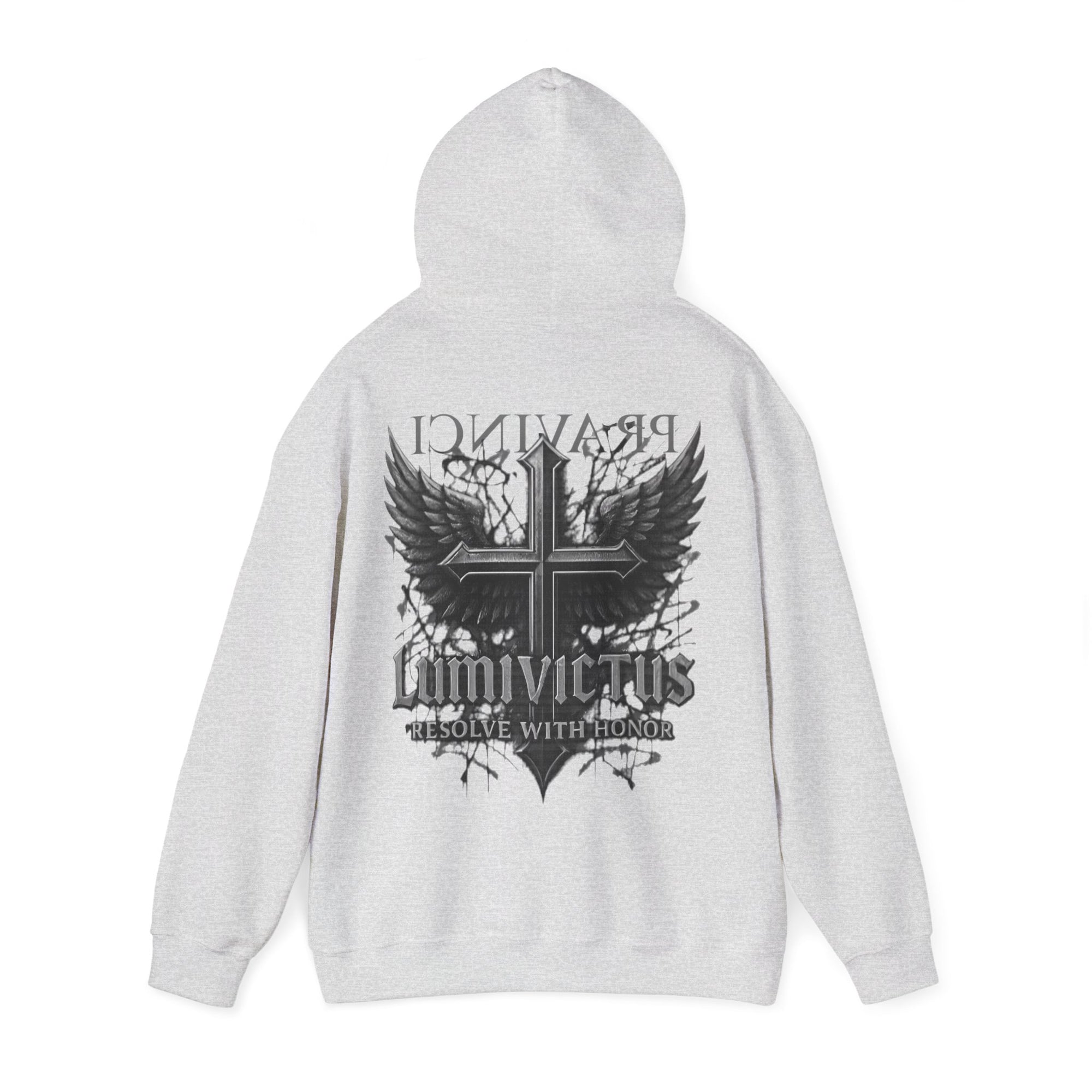 Pravinci Lumivictus Monocromia Black - Hooded Sweatshirt