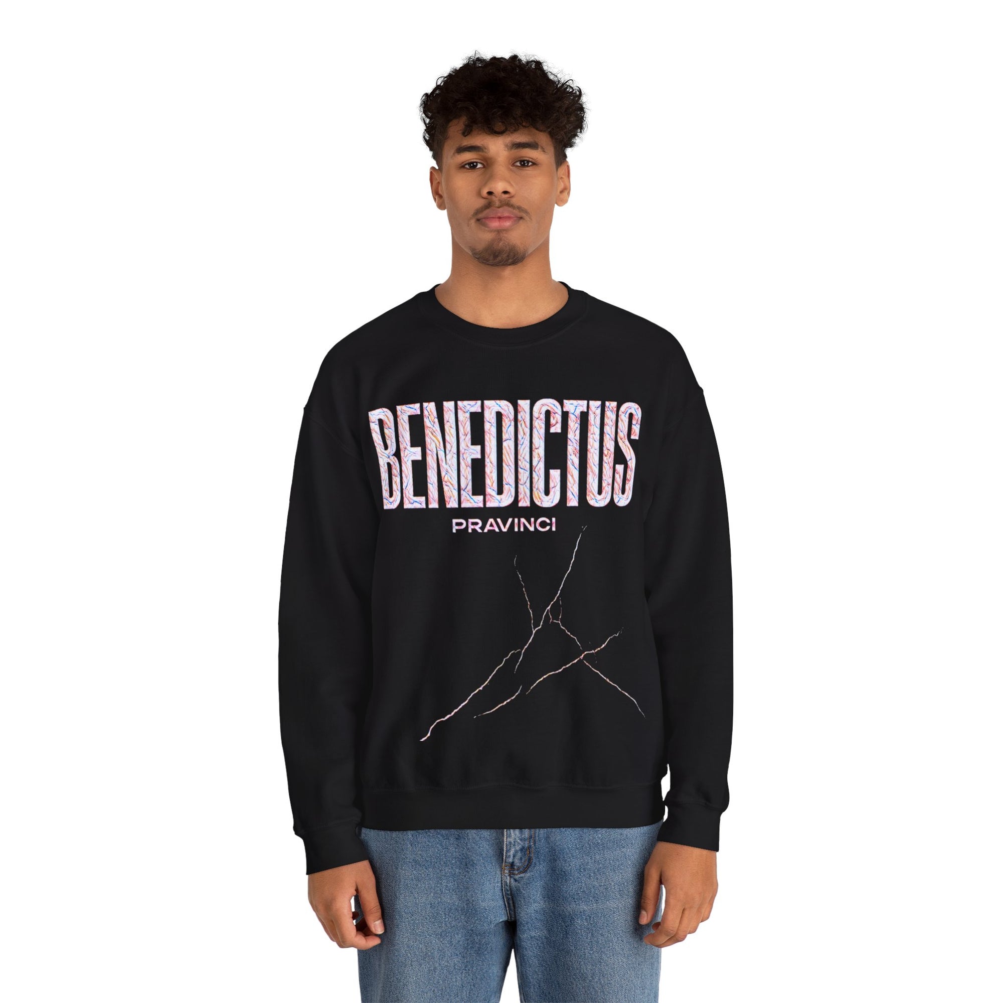 Pravinci Benedictus Labor Iridescente – Black Sweatshirt