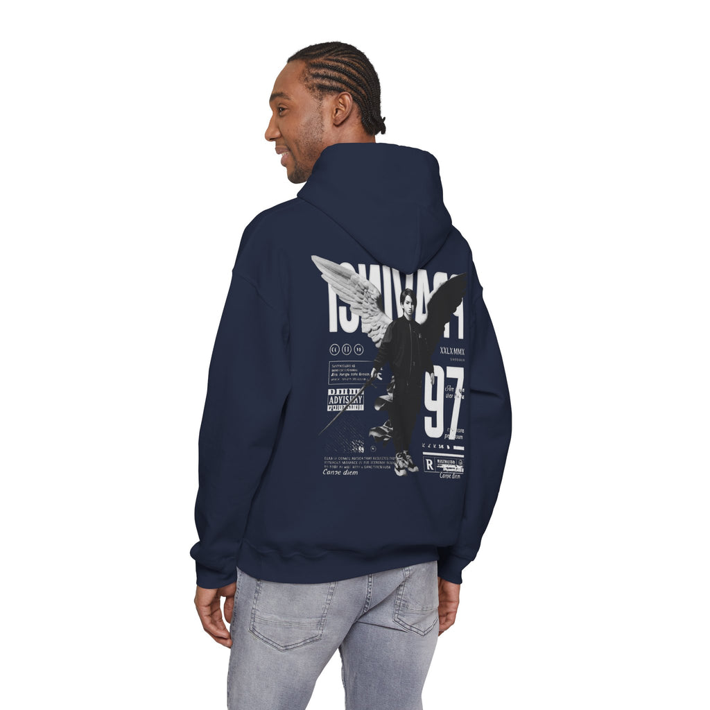 Pravinci Imperium Monocromia - Navy Hooded Sweatshirt