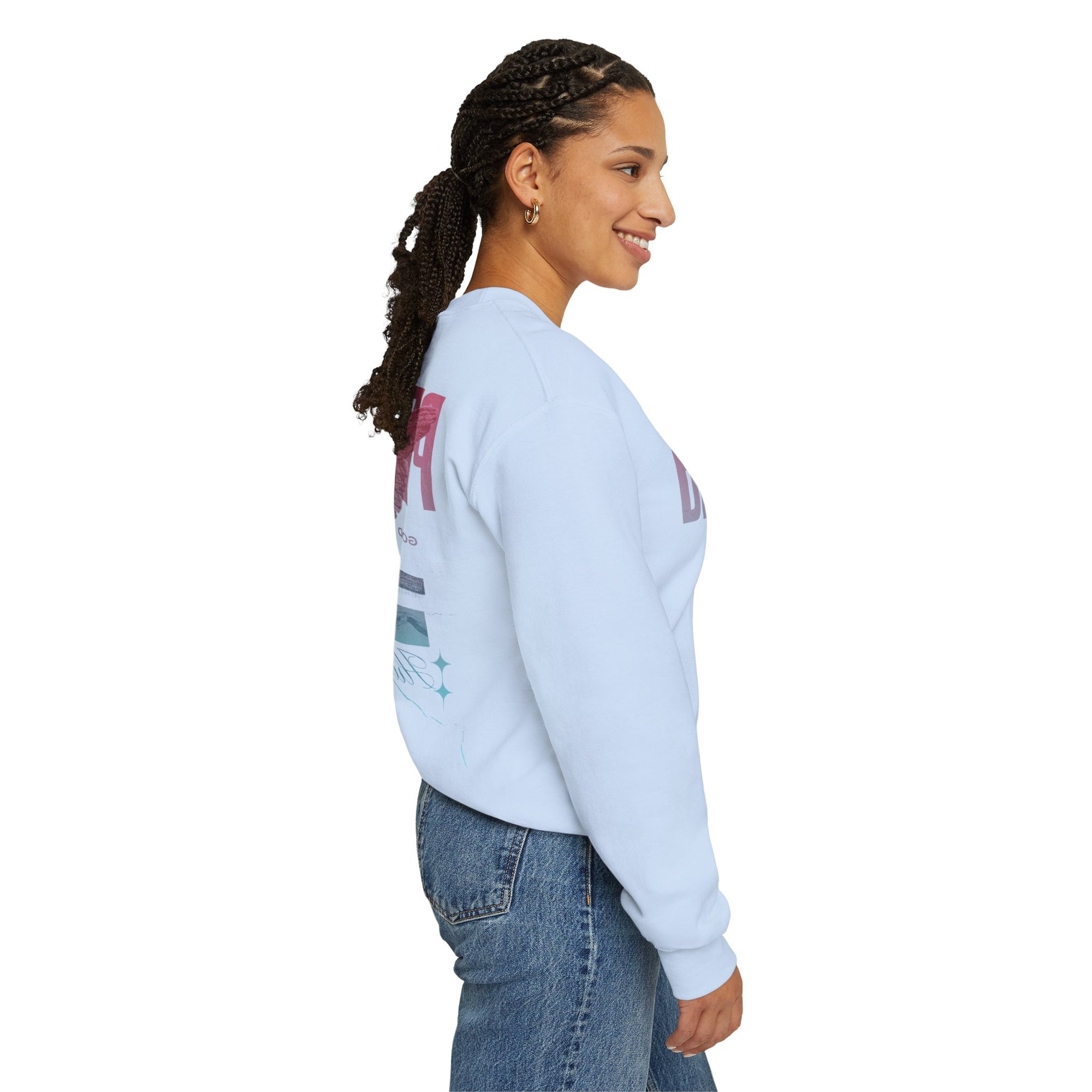 Pravinci Benedictus Labor Iridescente – Light Blue Sweatshirt