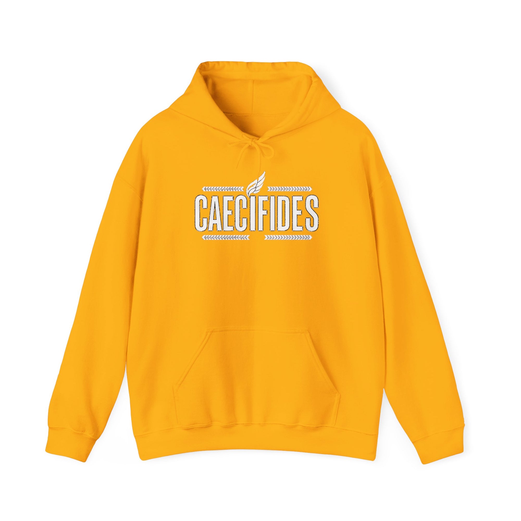 Pravinci Caecifides Monocromia – Gold Hooded Sweatshirt
