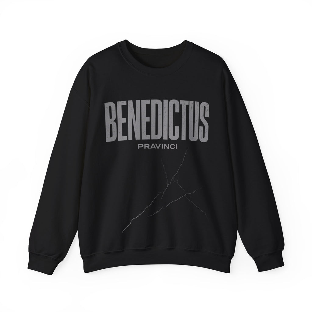 Pravinci Benedictus Labor Monocromia – Black Sweatshirt