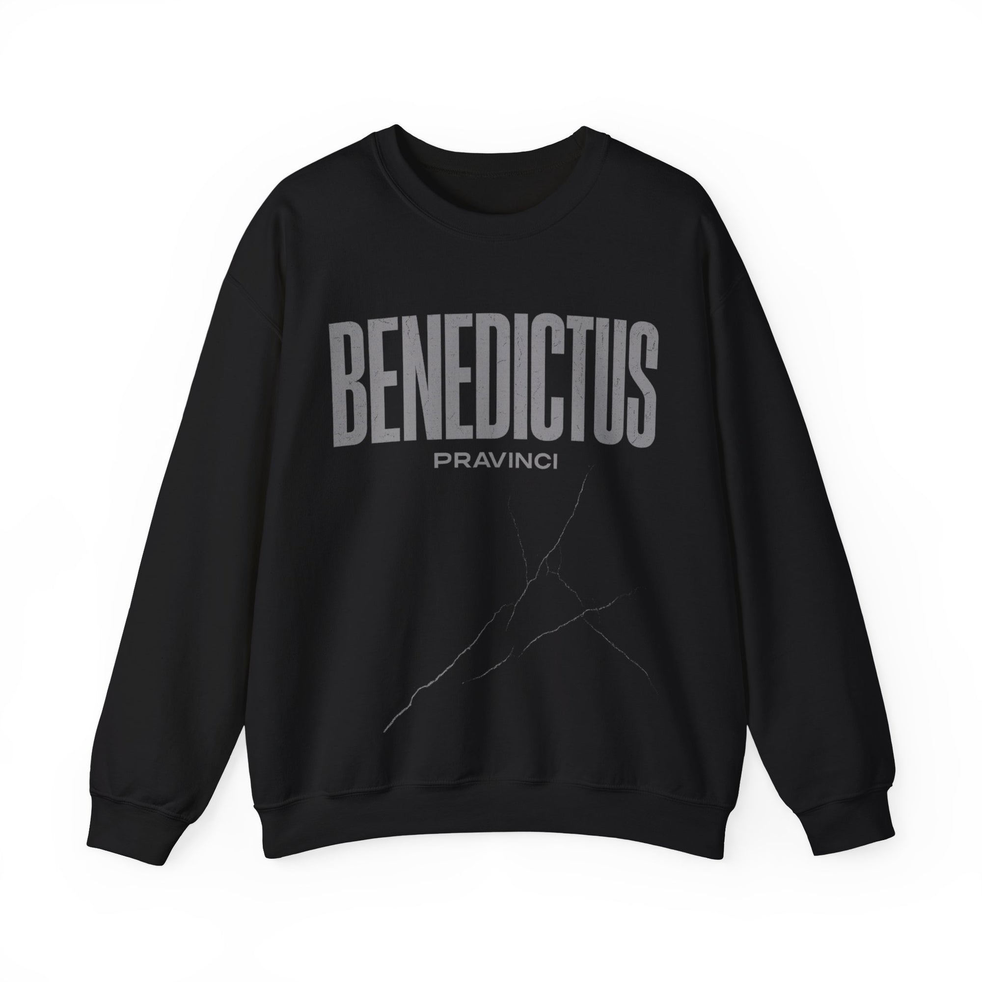 Pravinci Benedictus Labor Monocromia – Black Sweatshirt