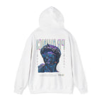 Pravinci Caecifides Iridescente – White Hooded Sweatshirt