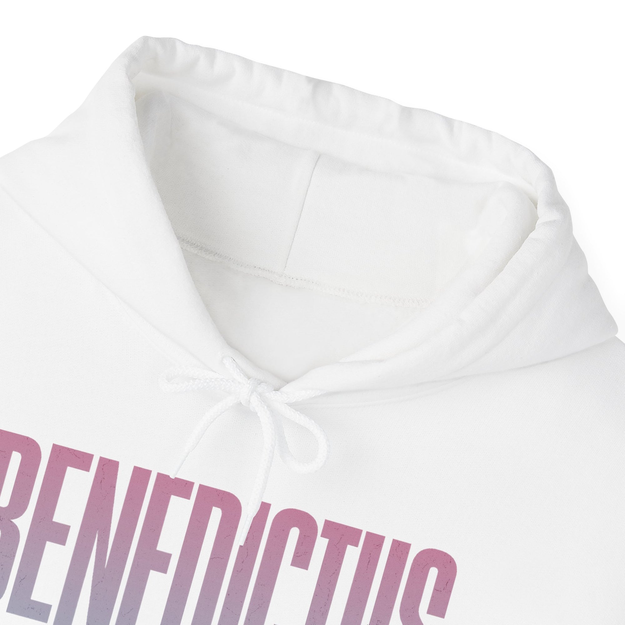 Pravinci Benedictus Labor Iridescente – White Hooded Sweatshirt