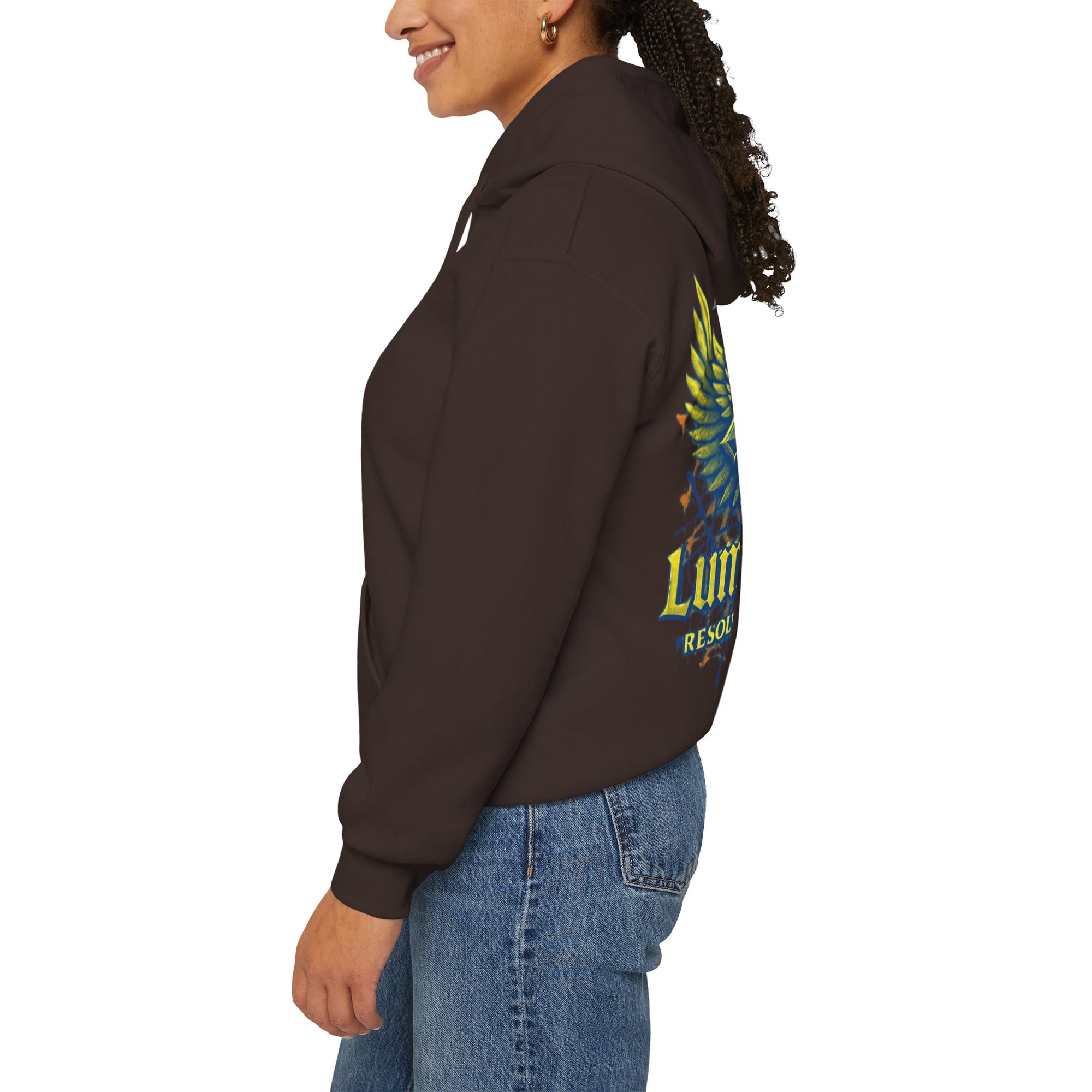 Pravinci Lumivictus Iridescente Blue Green - Hooded Sweatshirt