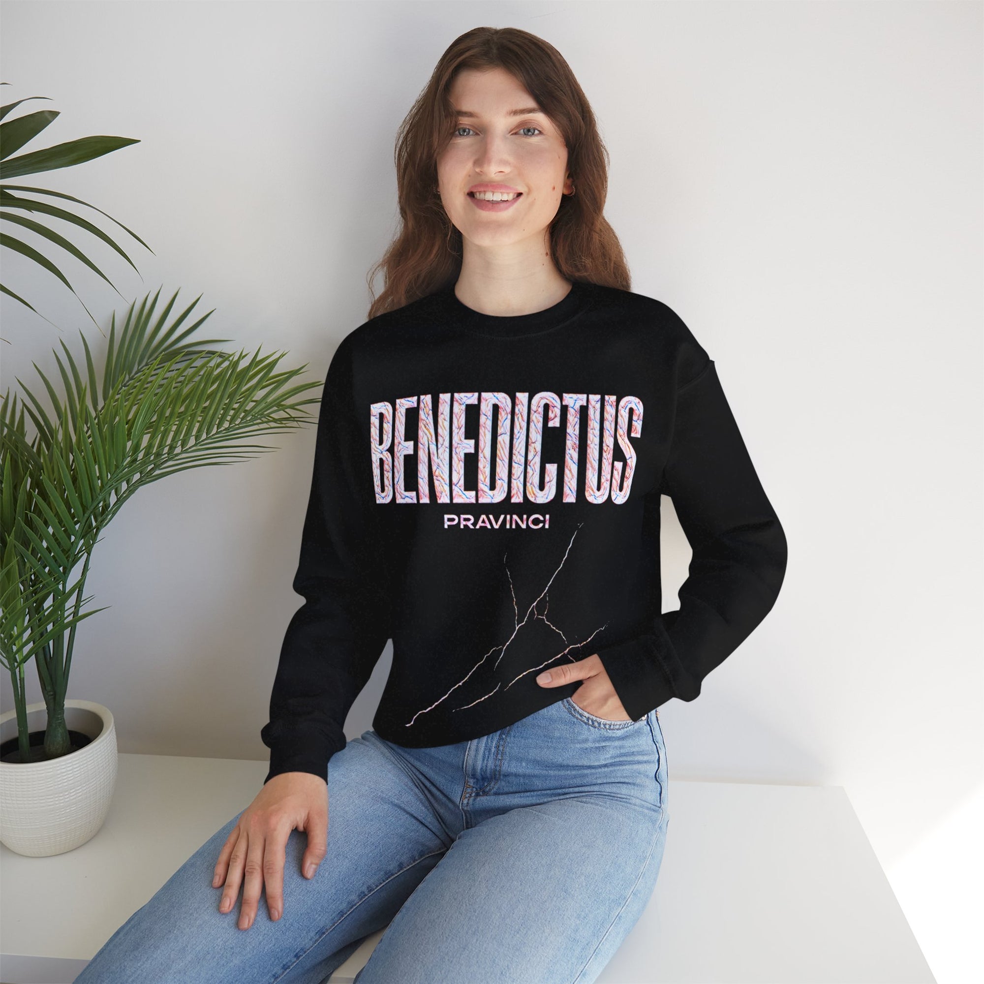 Pravinci Benedictus Labor Iridescente – Black Sweatshirt