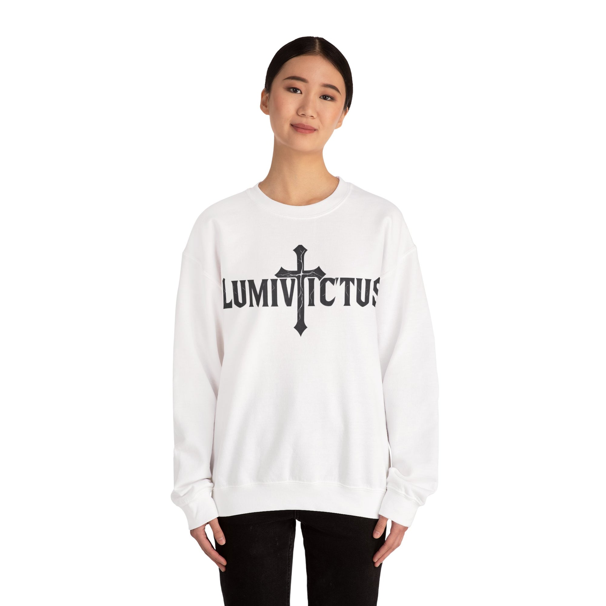 Pravinci Lumivictus Monochromia Black - Crewneck Sweatshirt