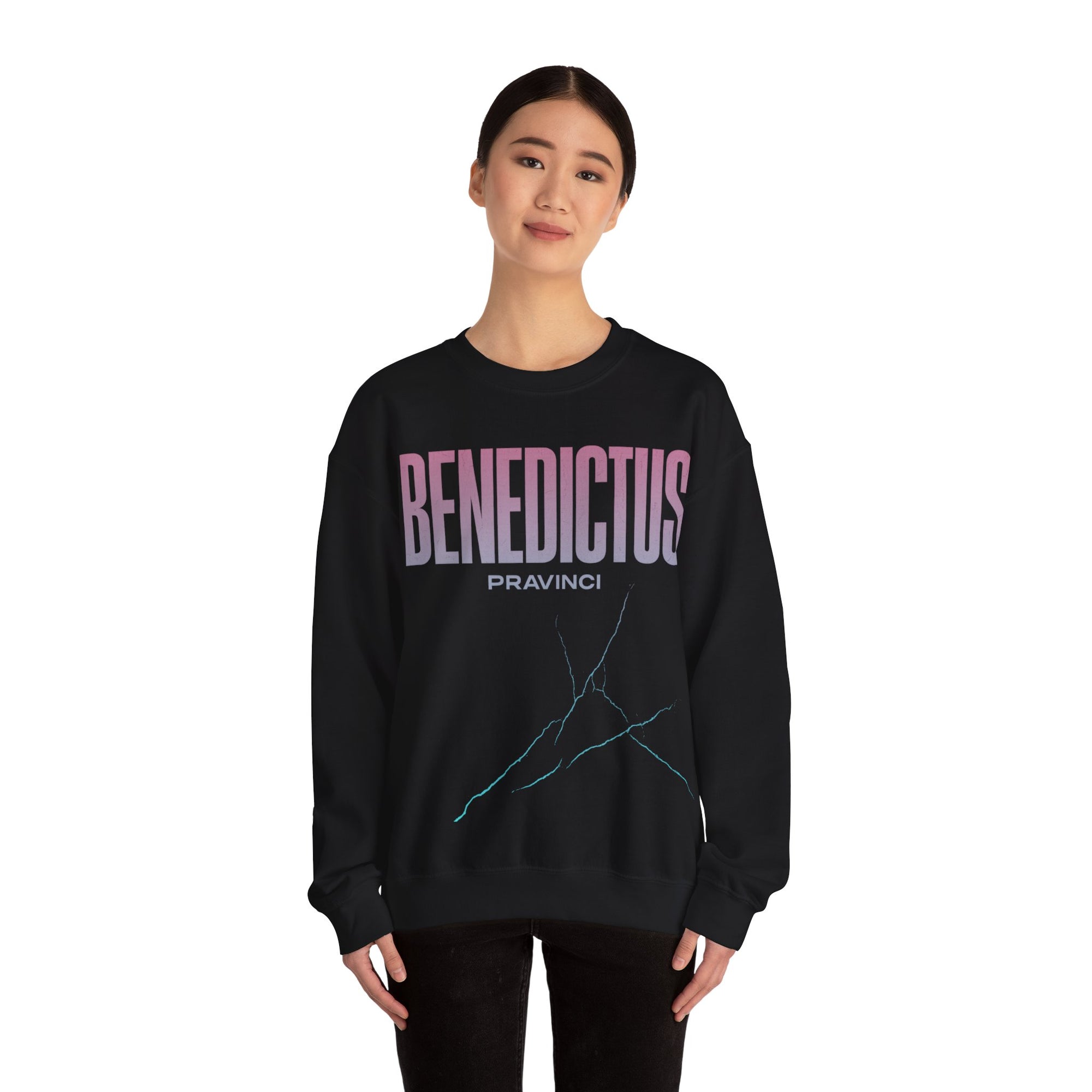 Pravinci Benedictus Labor Iridescente – Black Sweatshirt