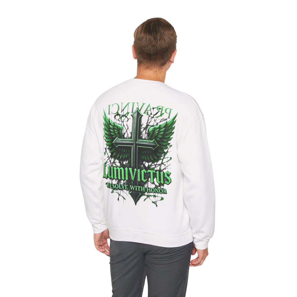Pravinci Lumivictus Iridescente Green - Crewneck Sweatshirt