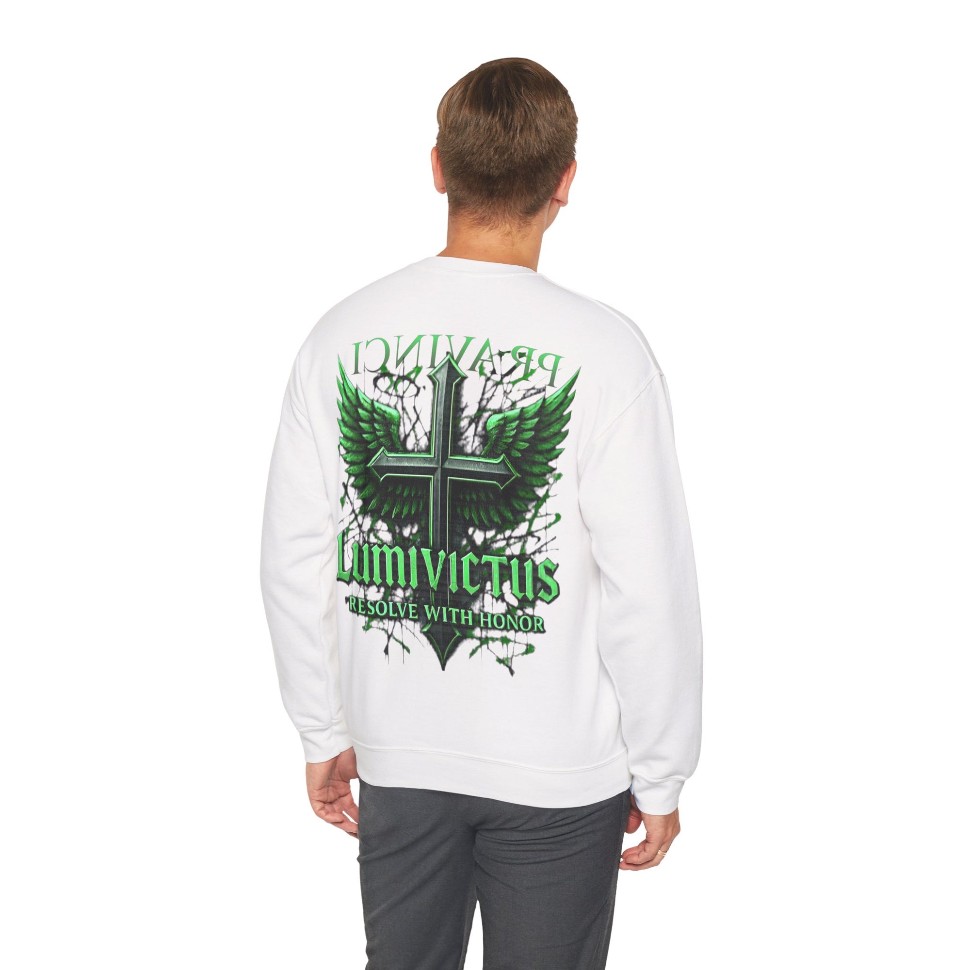 Pravinci Lumivictus Iridescente Green - Crewneck Sweatshirt