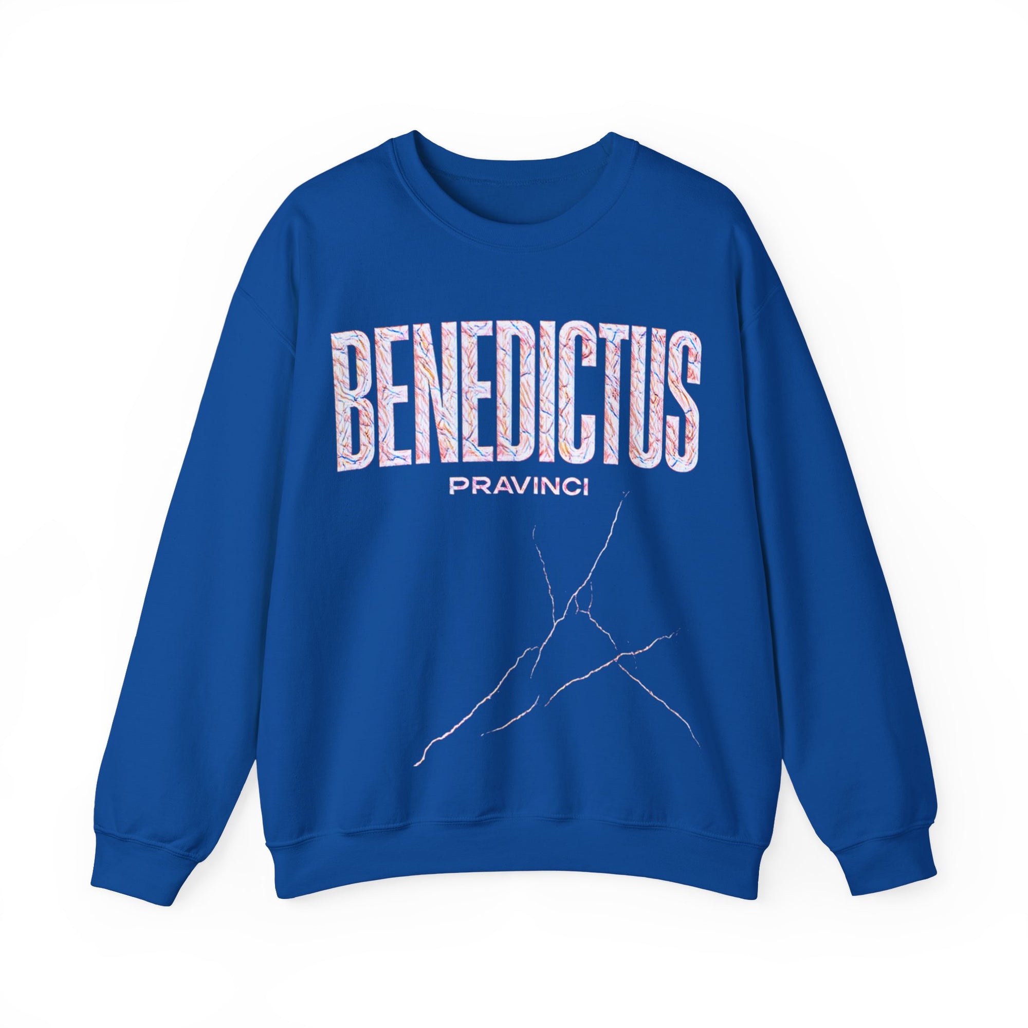 Pravinci Benedictus Labor Iridescente – Blue Sweatshirt