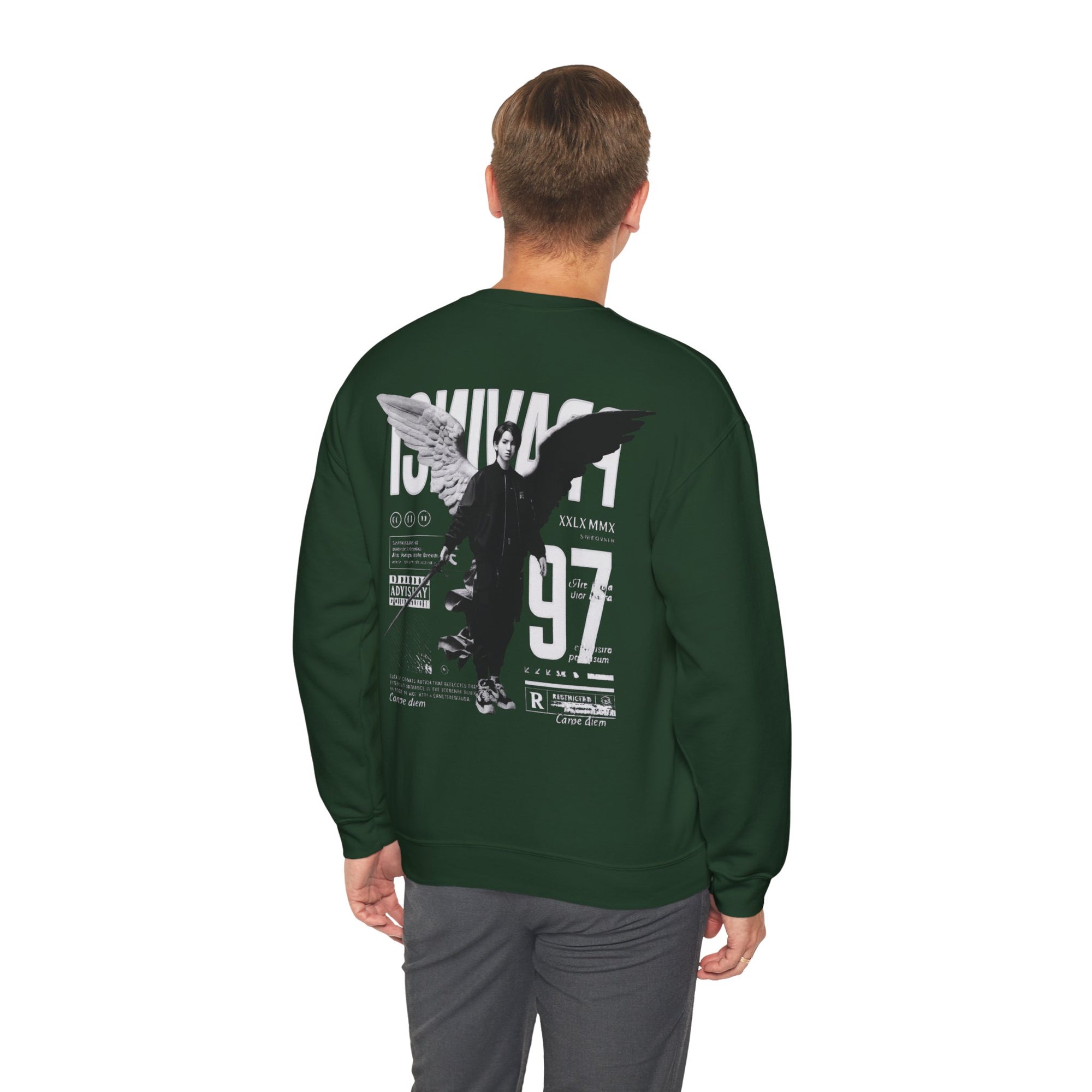 Pravinci Imperium Monocromia - Forest Green Sweatshirt