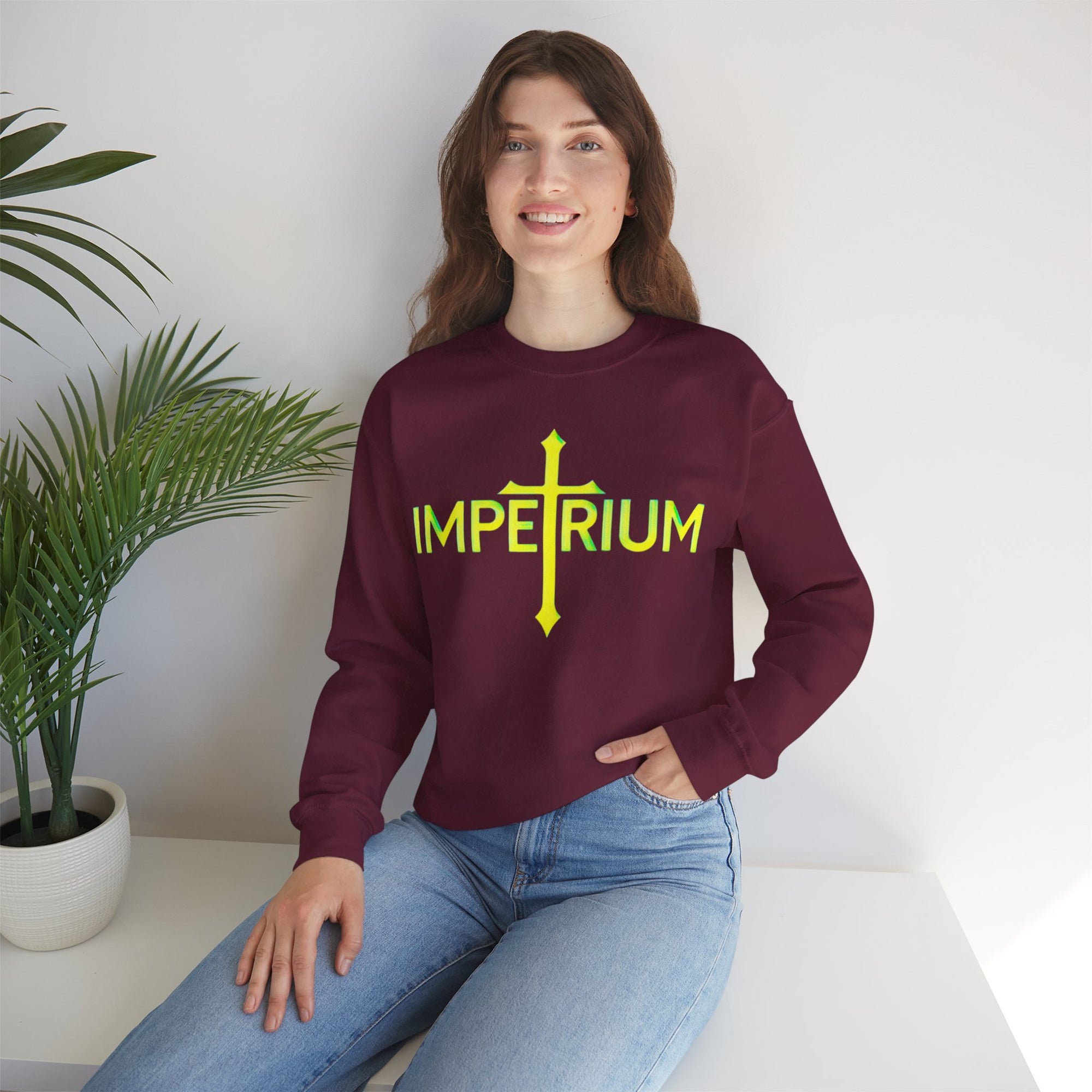 Pravinci Imperium Iridescente - Maroon Sweatshirt
