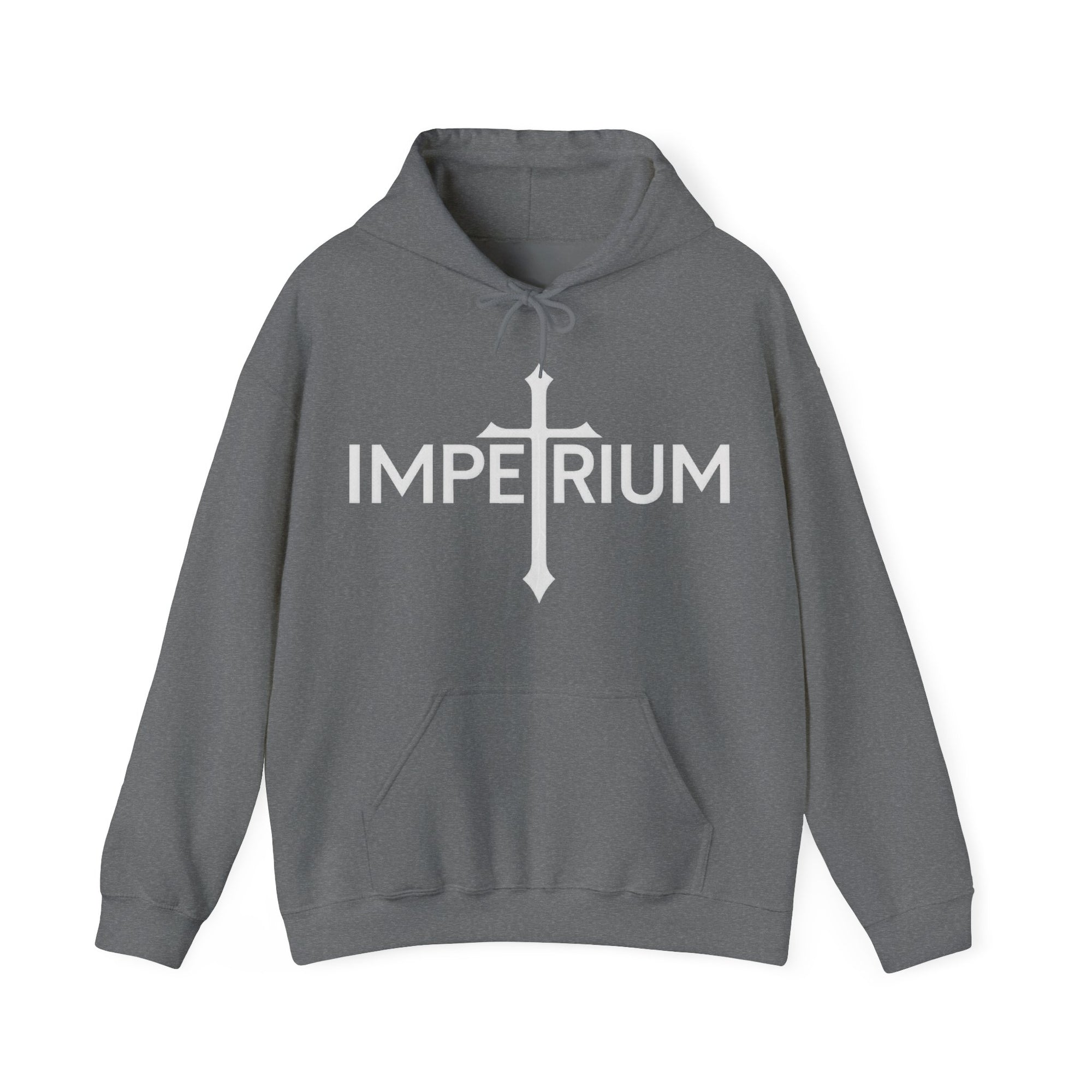Pravinci Imperium Monocromia - Graphite Heather Hooded Sweatshirt