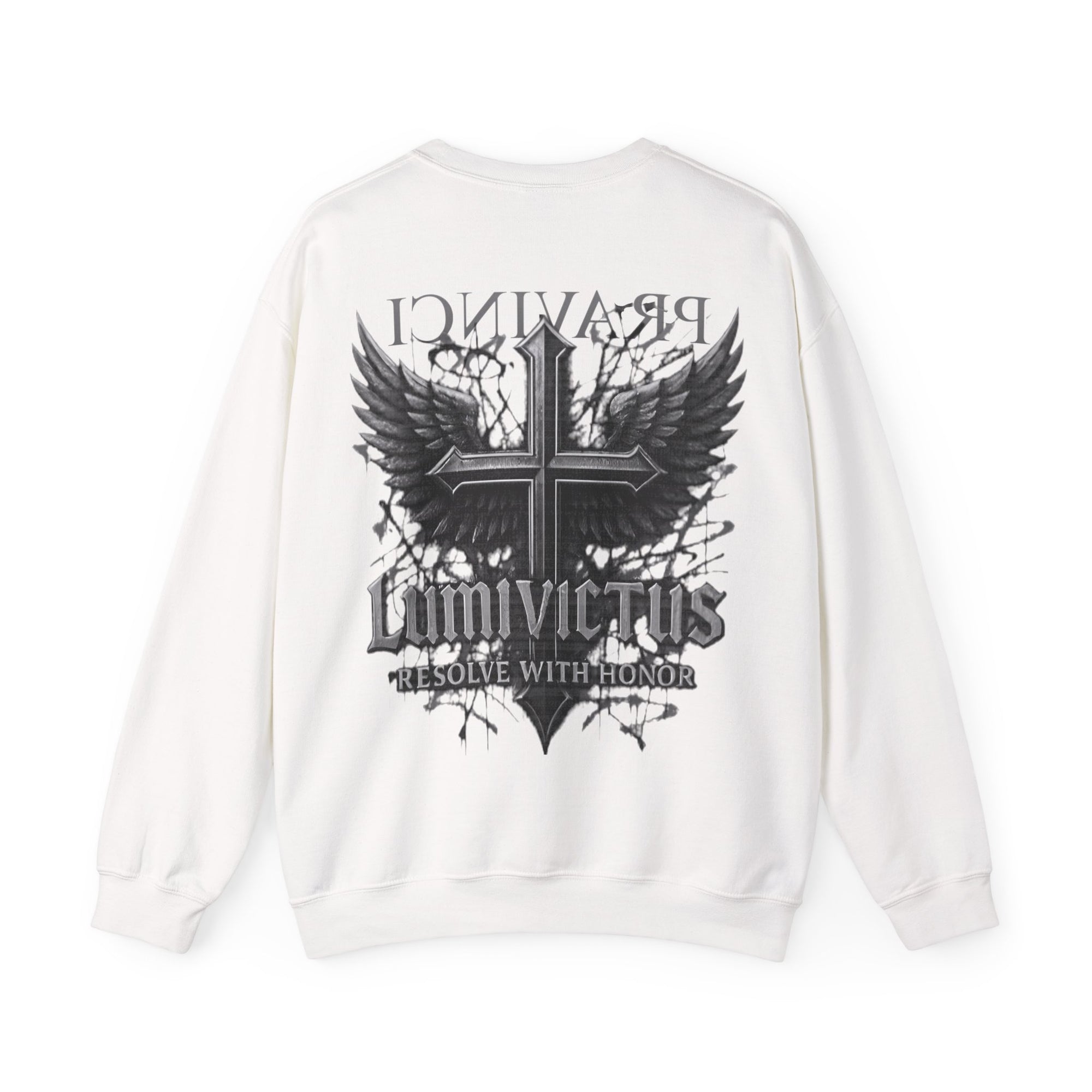 Pravinci Lumivictus Monochromia Black - Crewneck Sweatshirt