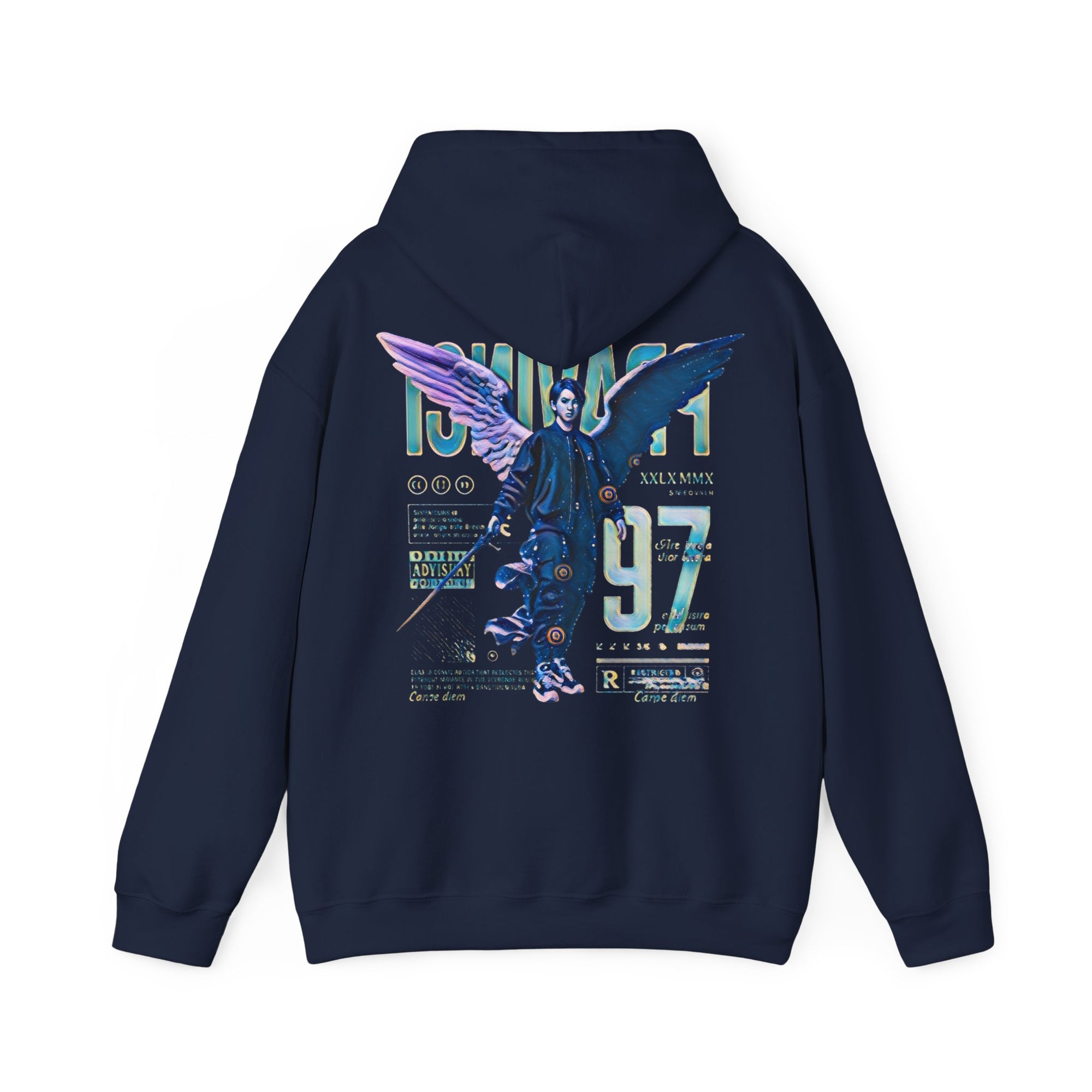 Pravinci Imperium Iridescente - Navy Hooded Sweatshirt