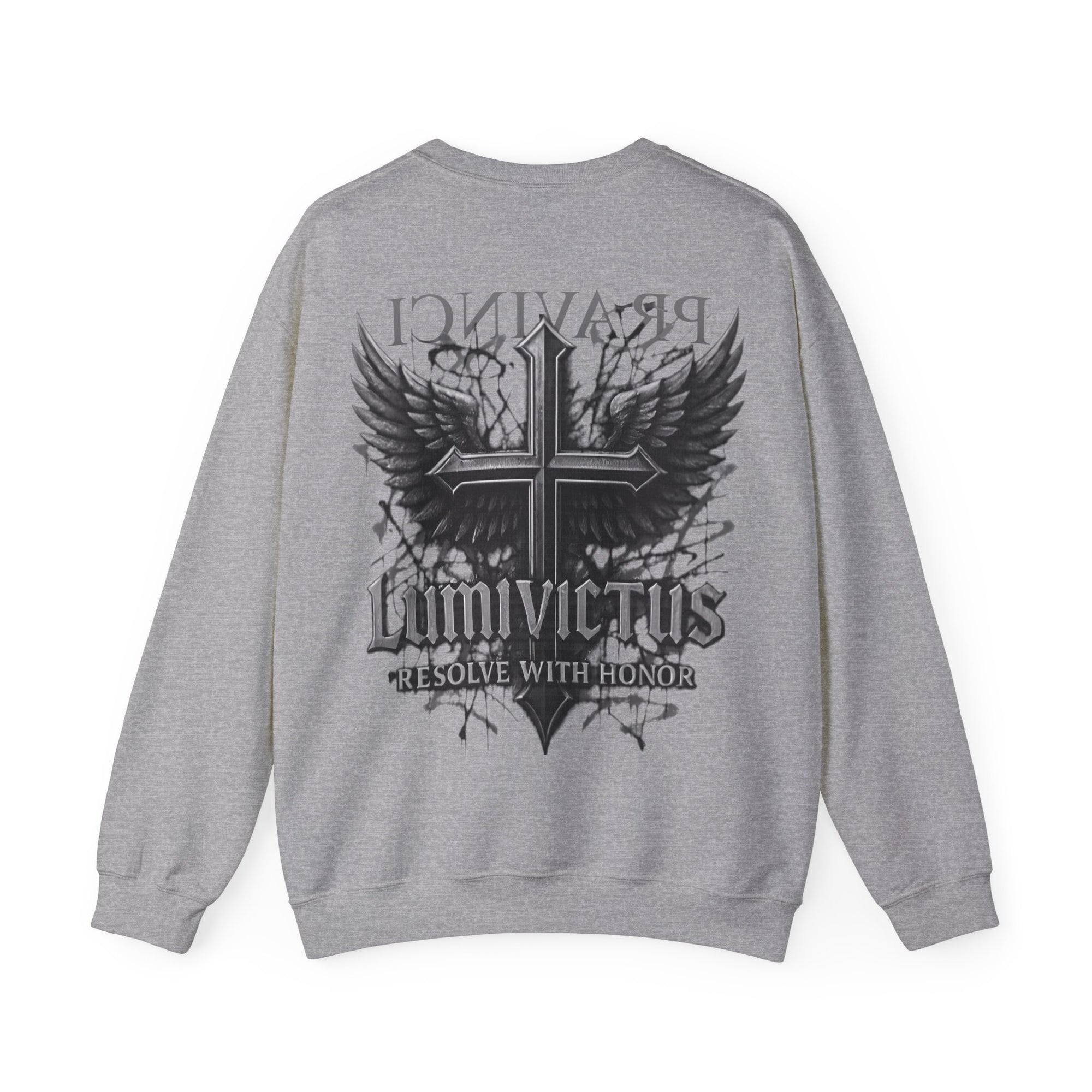 Pravinci Lumivictus Monochromia Black - Crewneck Sweatshirt