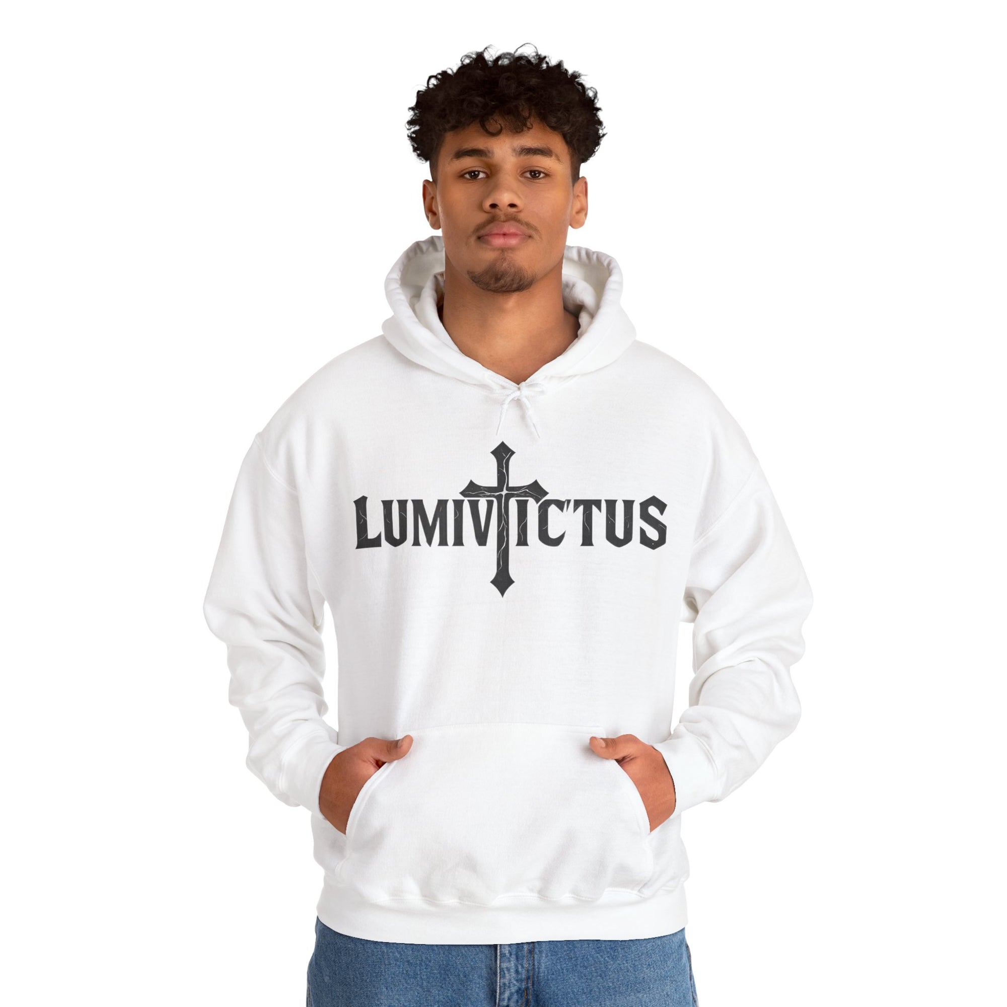 Pravinci Lumivictus Monocromia White - Hooded Sweatshirt