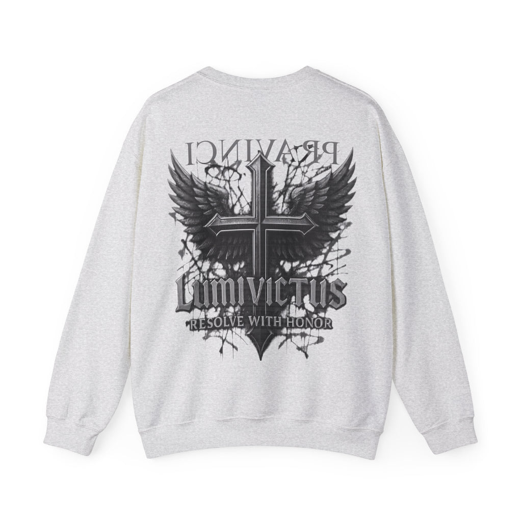 Pravinci Lumivictus Monochromia Black - Crewneck Sweatshirt