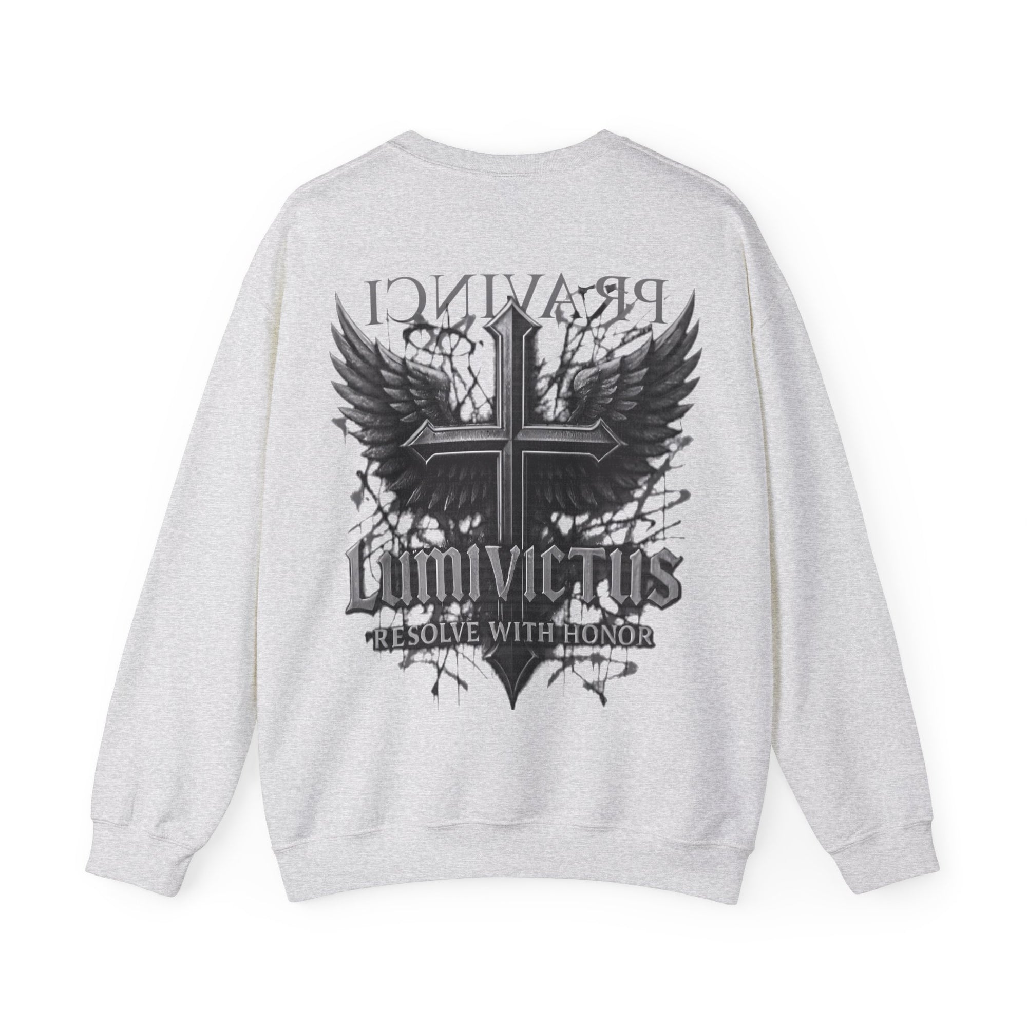 Pravinci Lumivictus Monochromia Black - Crewneck Sweatshirt