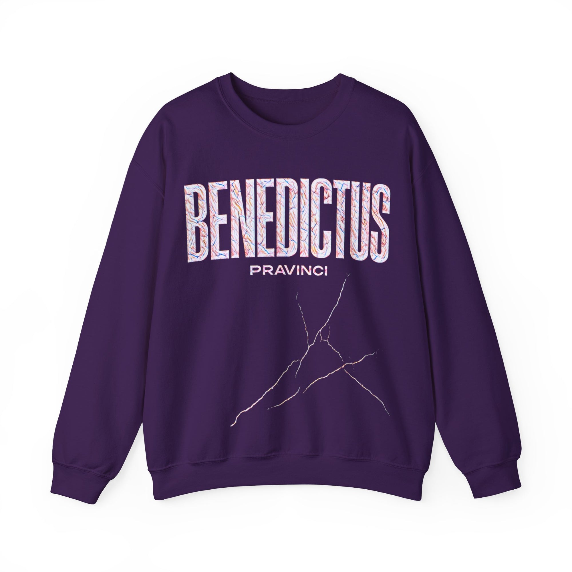 Pravinci Benedictus Labor Iridescente – Purple Sweatshirt