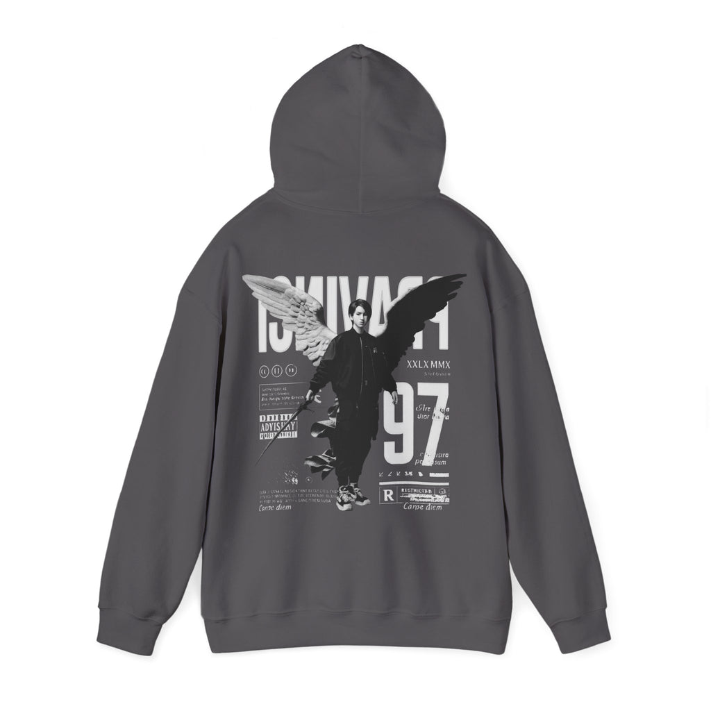 Pravinci Imperium Monocromia - Charcoal Hooded Sweatshirt