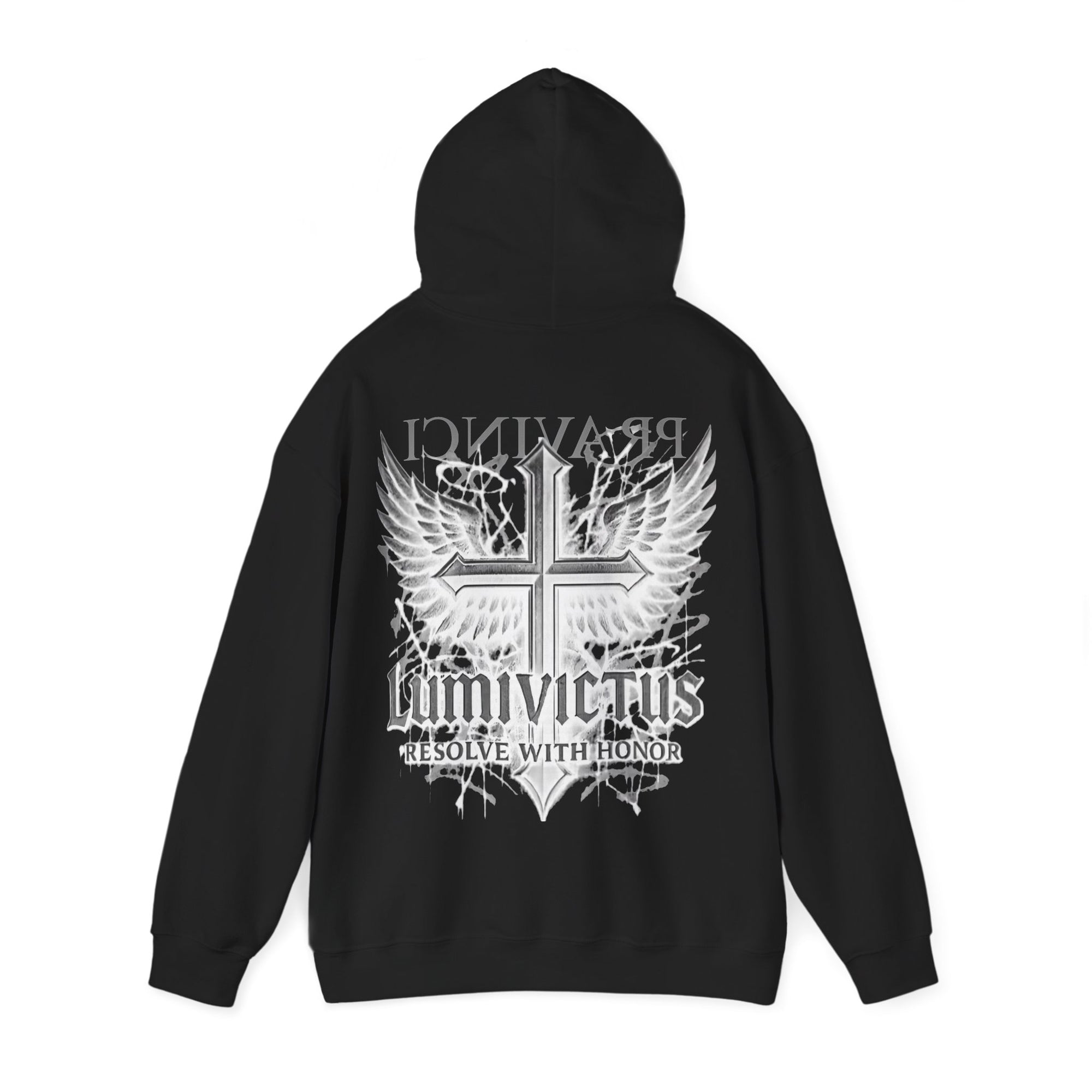 Pravinci Lumivictus Monocromia White - Hooded Sweatshirt