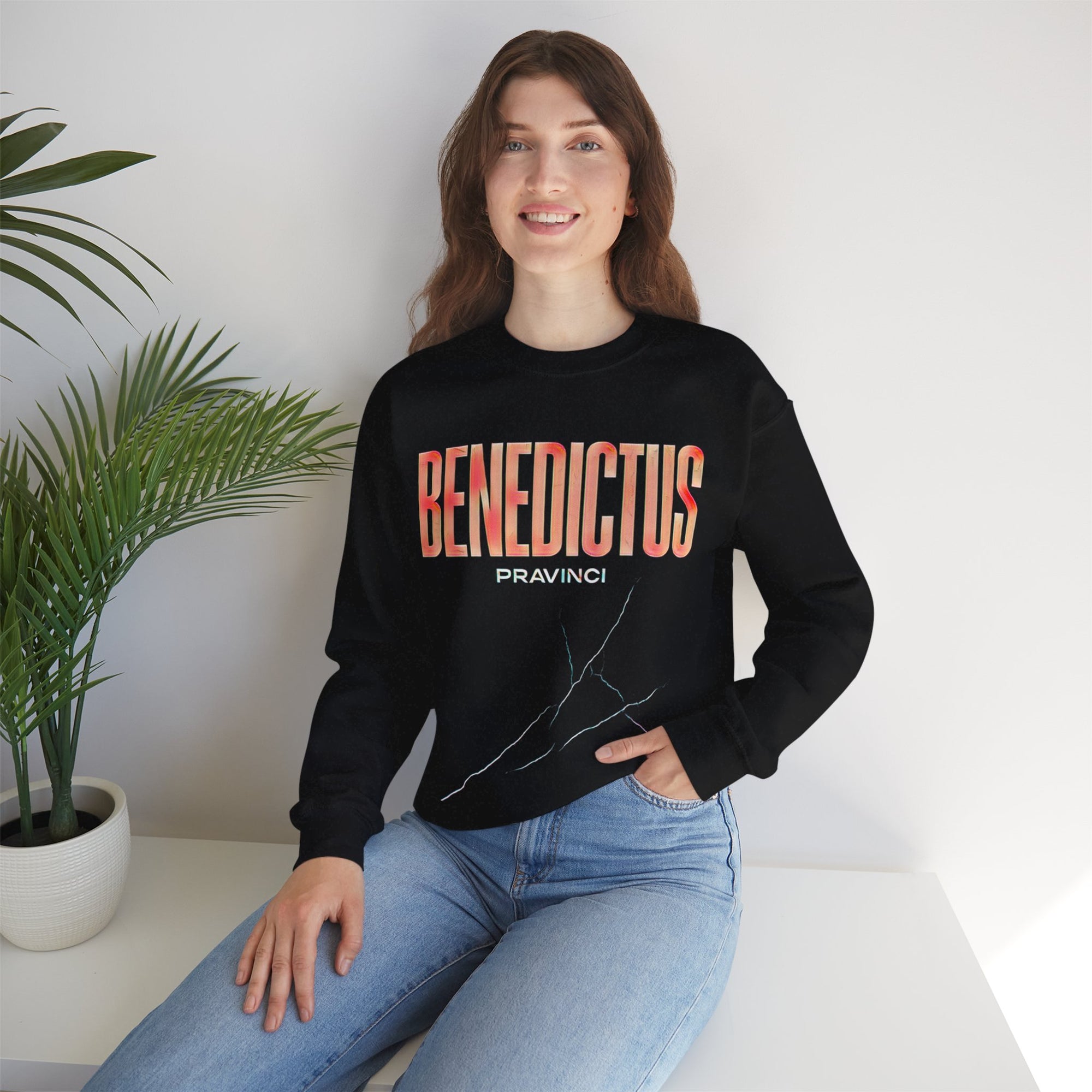 Pravinci Benedictus Labor Iridescente – Black Sweatshirt