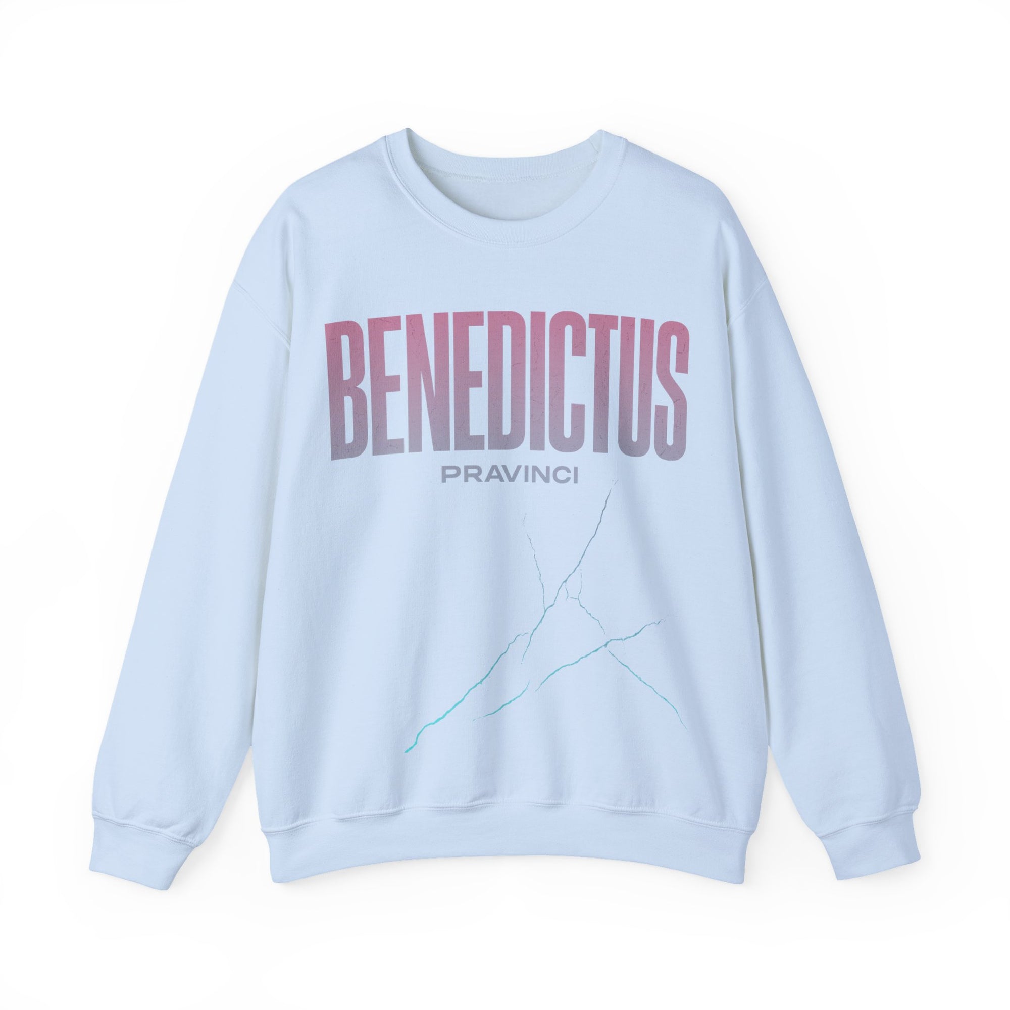 Pravinci Benedictus Labor Iridescente – Light Blue Sweatshirt