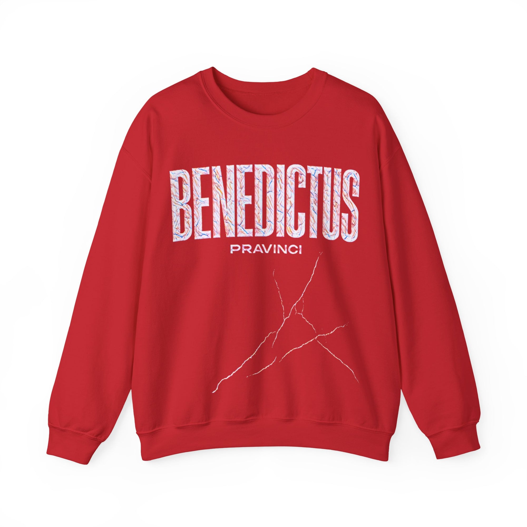Pravinci Benedictus Labor Iridescente – Red Sweatshirt