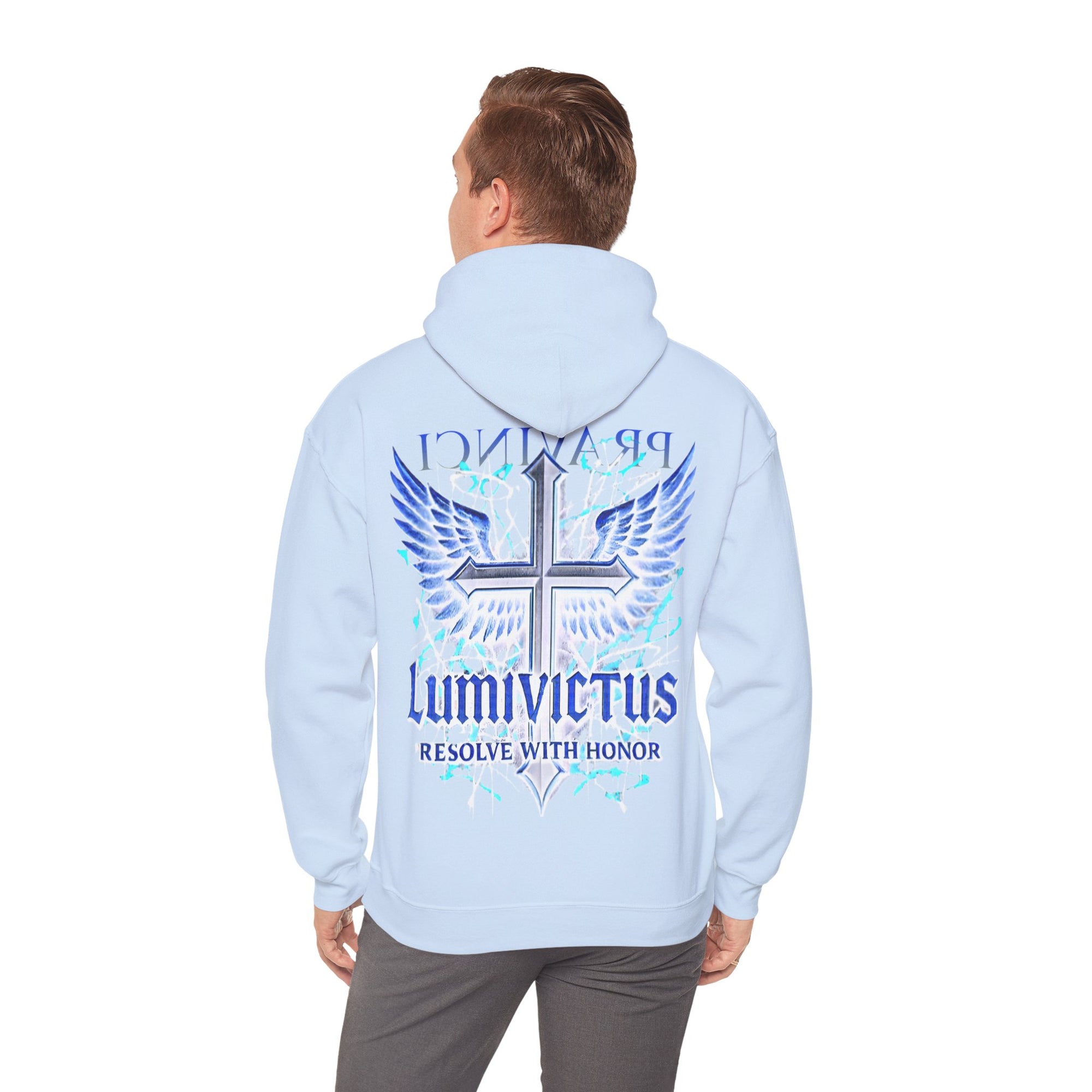 Pravinci Lumivictus Iridescente Blue - Hooded Sweatshirt