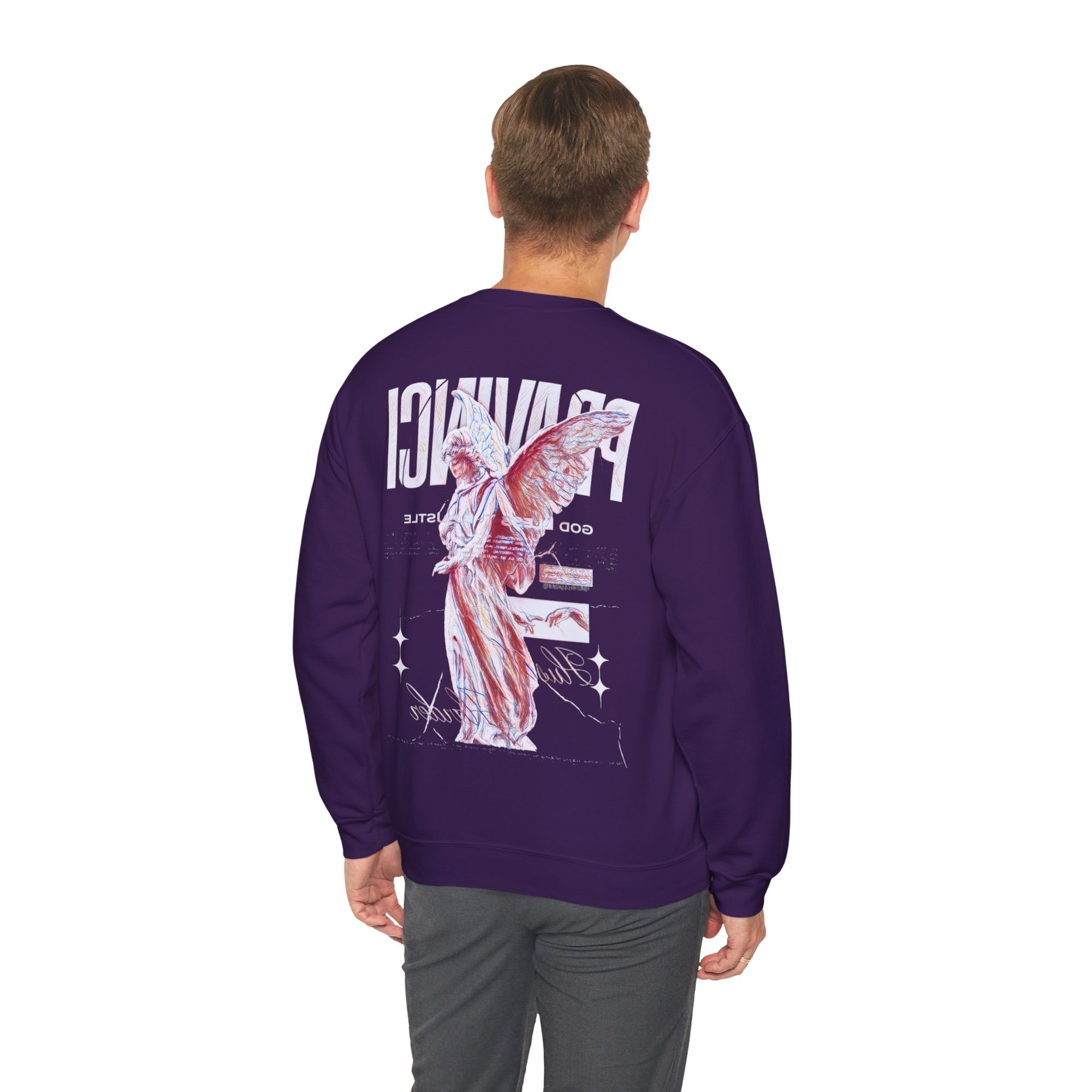 Pravinci Benedictus Labor Iridescente – Purple Sweatshirt
