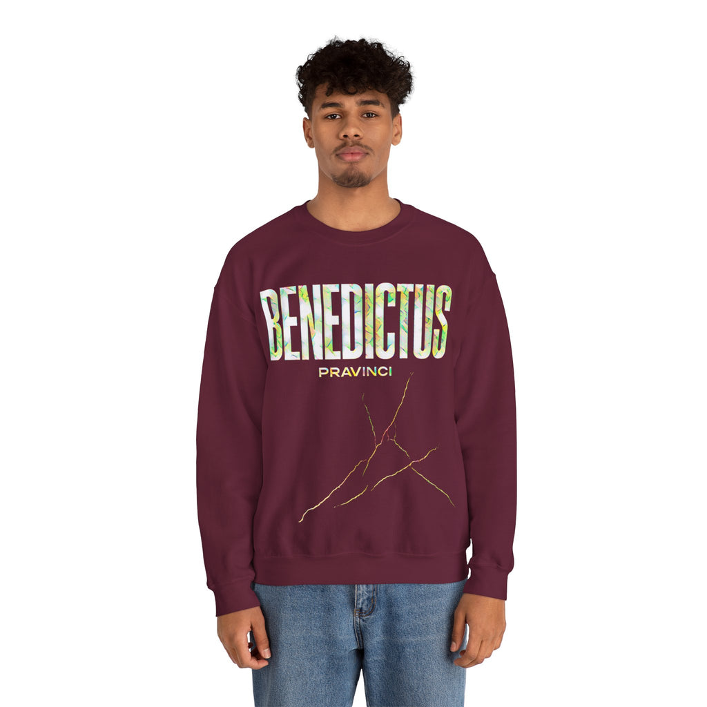 Pravinci Benedictus Labor Iridescente – Maroon Sweatshirt