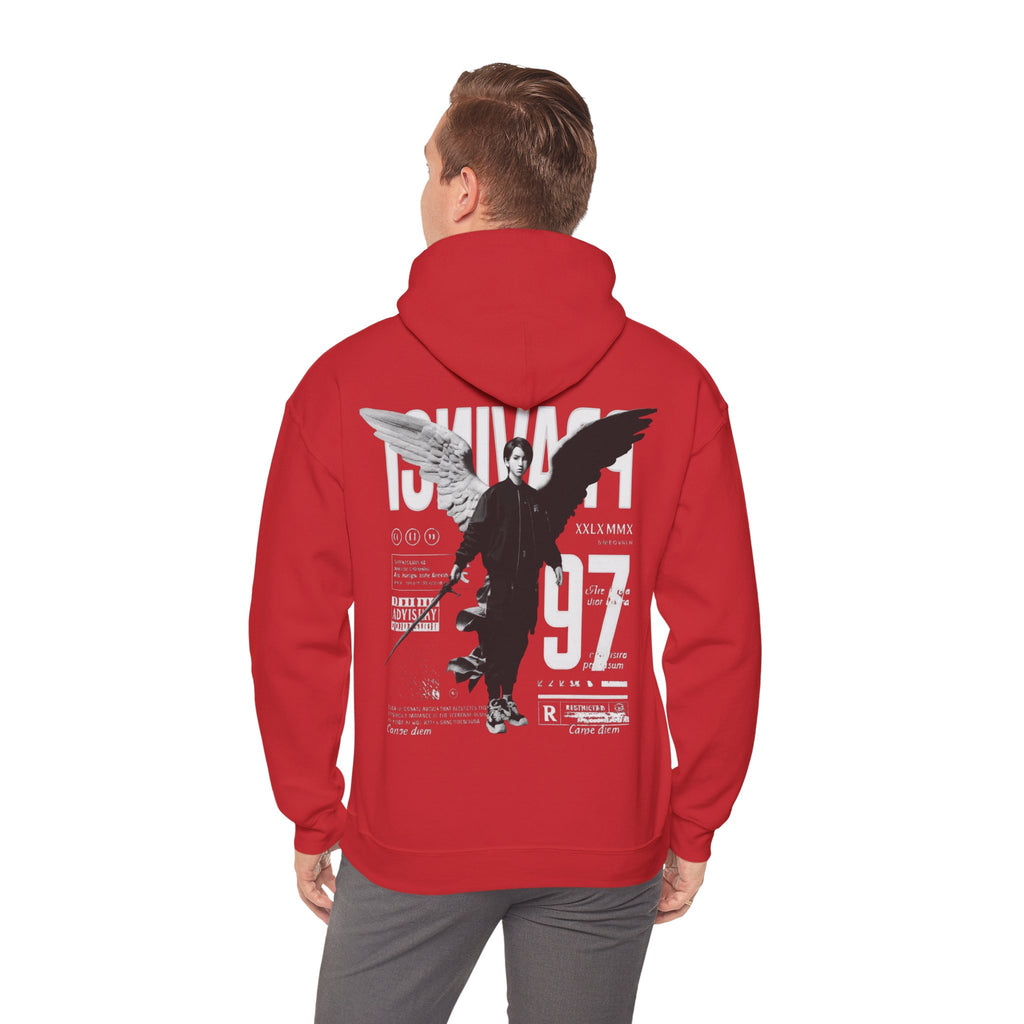 Pravinci Imperium Monocromia - Red Hooded Sweatshirt