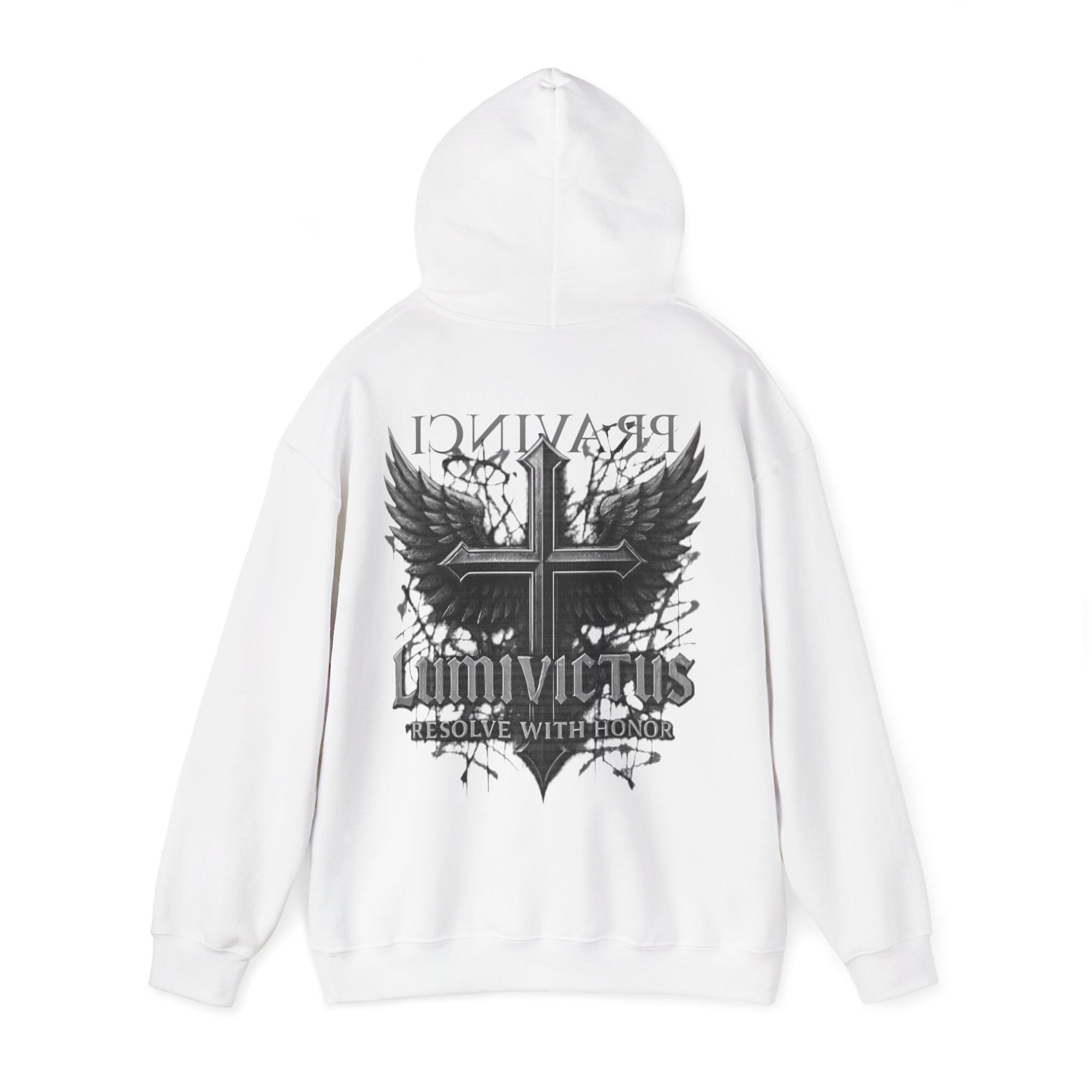 Pravinci Lumivictus Monocromia Black - Hooded Sweatshirt
